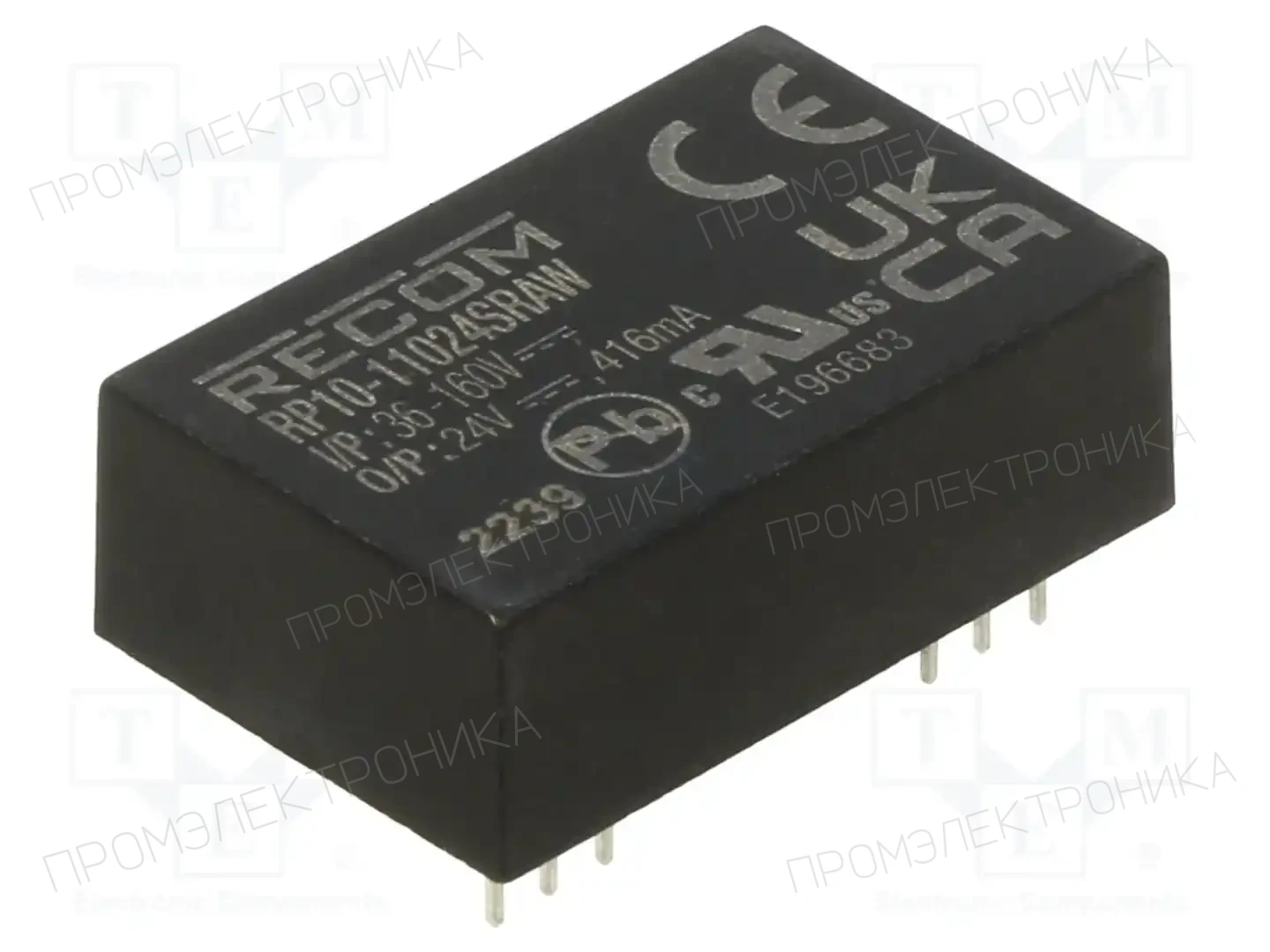 RECOM RP10-11024SRAW — Преобразователи DC/DC