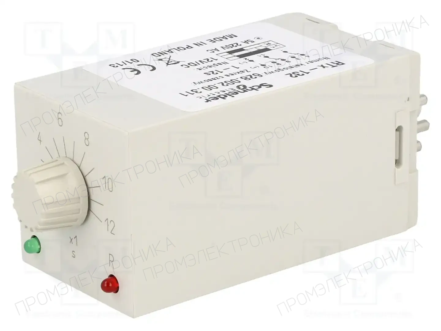 SCHNEIDER ELECTRIC RTX-132 12VDC 12SEK — Временные аналоговые реле
