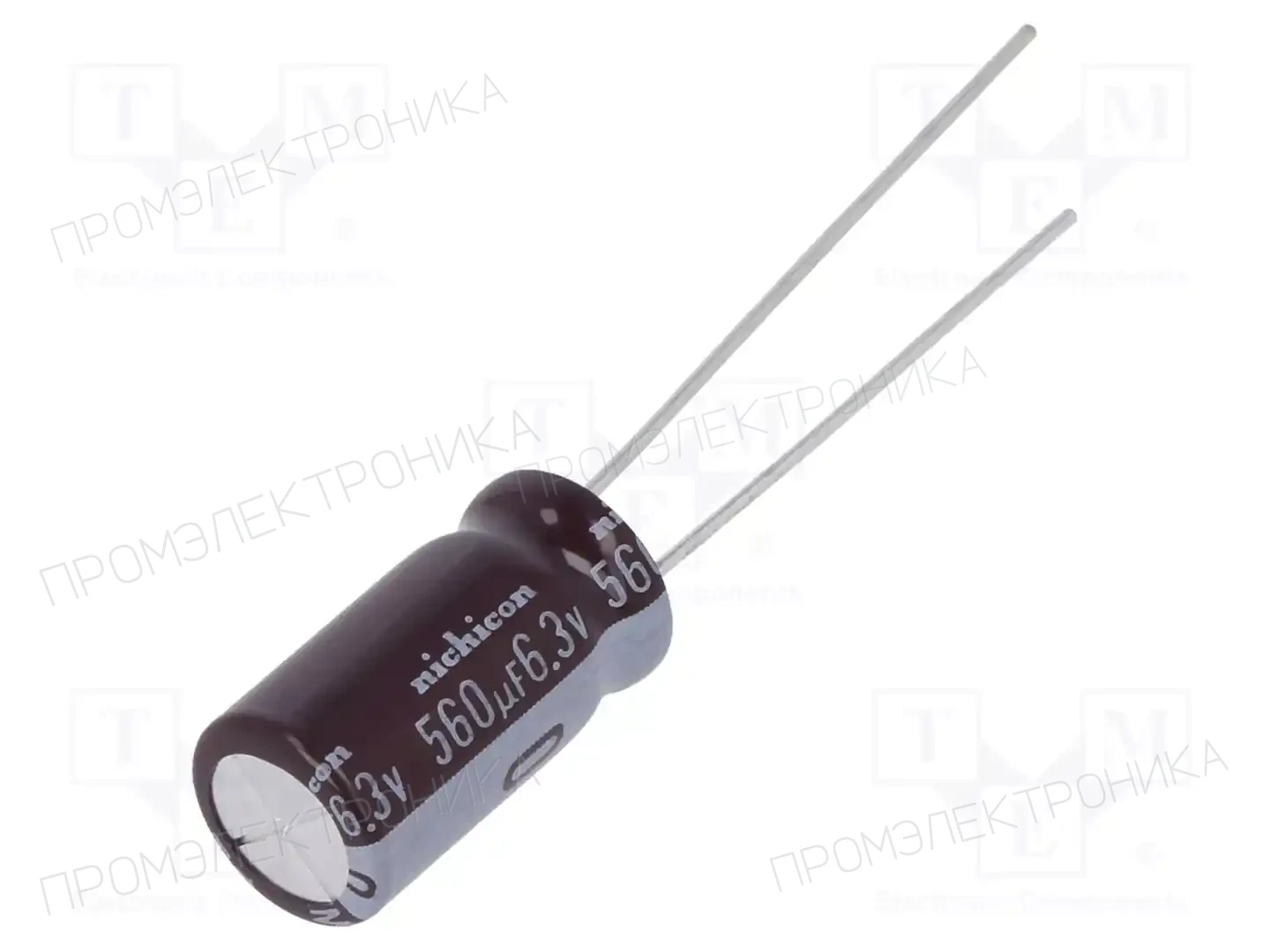 NICHICON UPM0J561MPD1TD — Конденсаторы электролитические THT
