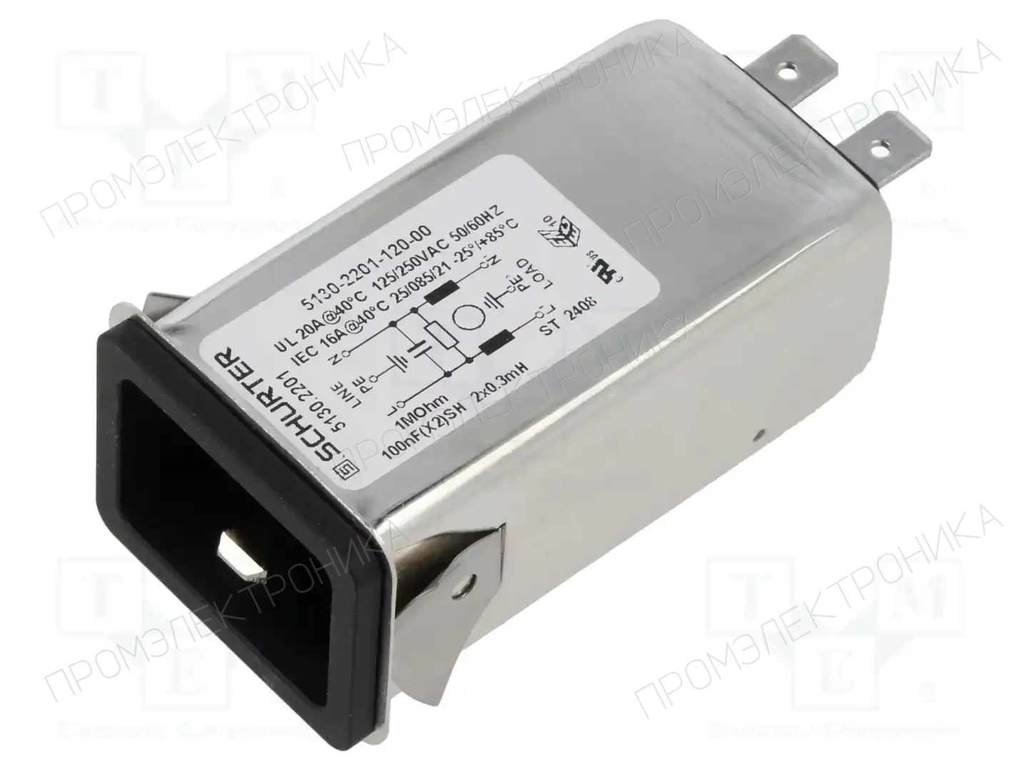 SCHURTER 5130.2201 — Разъемы IEC 60320