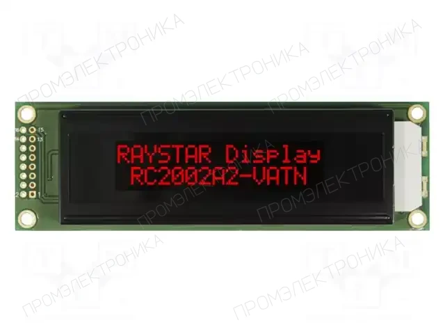 RAYSTAR OPTRONICS RC2002A2-LLR-JSVE — Дисплеи LCD буквенно-цифровые