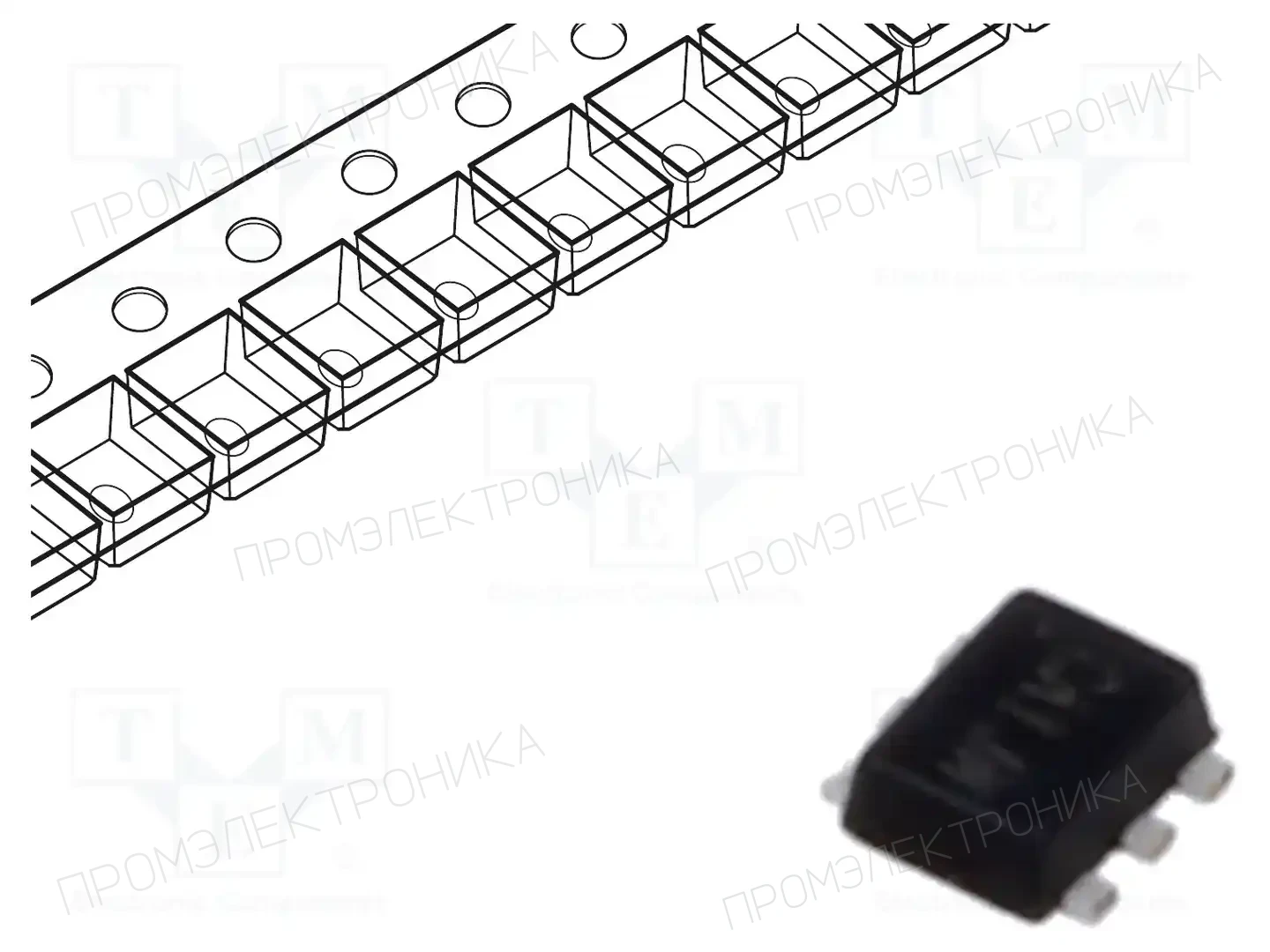 DIODES INCORPORATED DMG1016V-7 — Транзисторы многоканальные