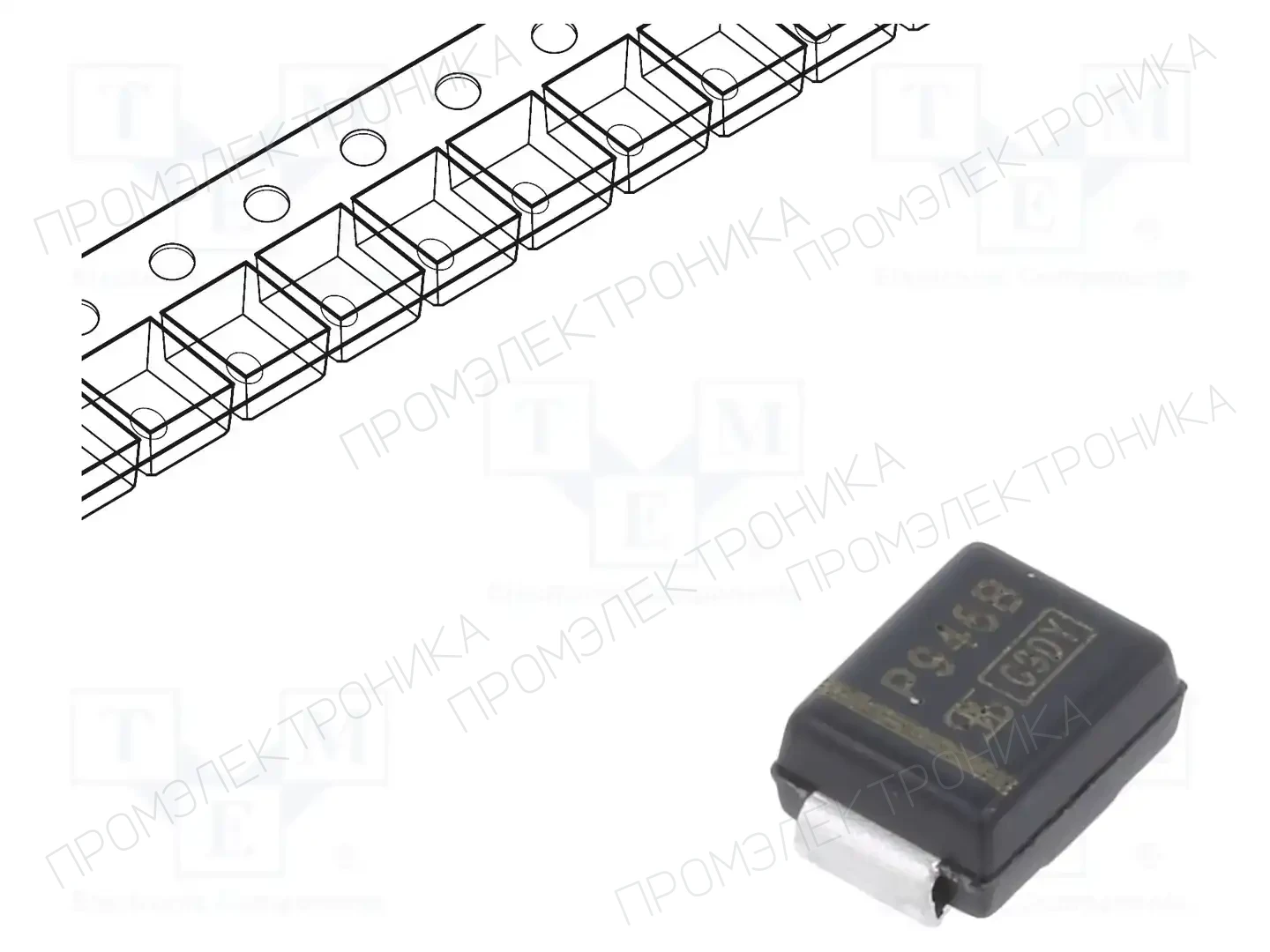 TAIWAN SEMICONDUCTOR 1PGSMB5946 — Стабилитроны SMD