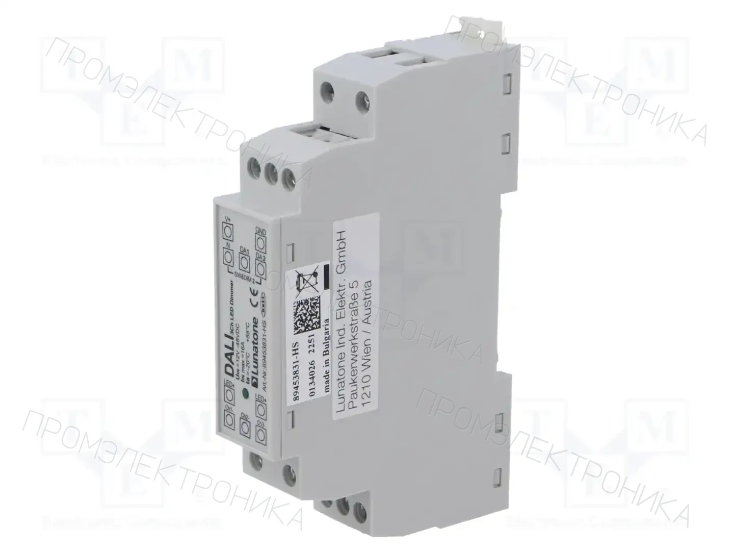 Lunatone DALI DT8 RGBW LED DIMMER 16A, DIN RAIL — Блоки питания для LED