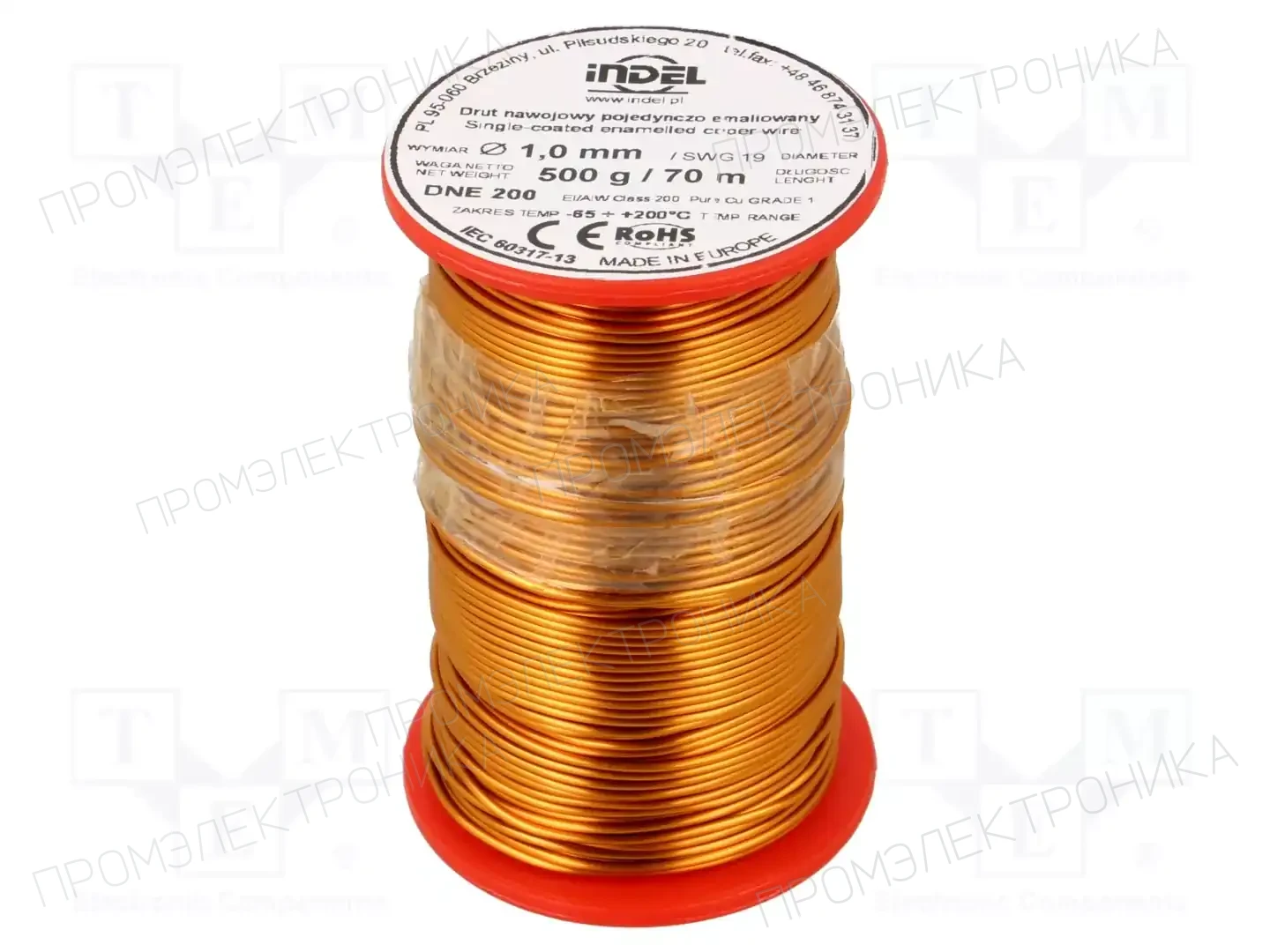 INDEL DNE1,00-500G — Проволока обмоточная