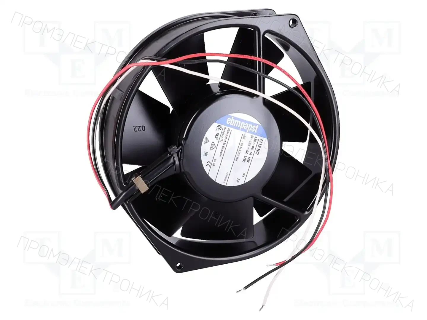 EBM-PAPST 7112N/2 — Вентиляторы DC 12V