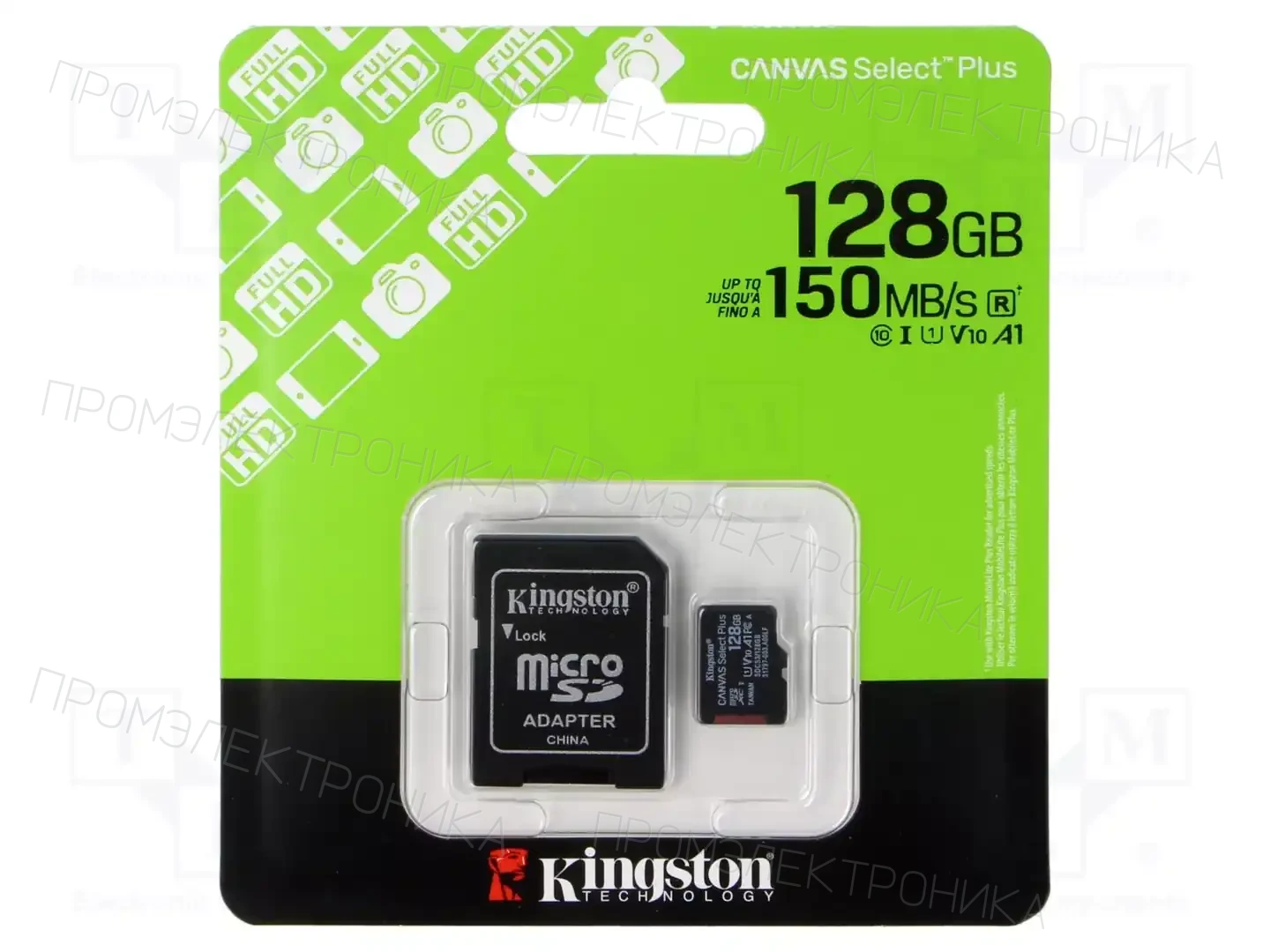 KINGSTON TECHNOLOGY SDCS3/128GB — Карты памяти