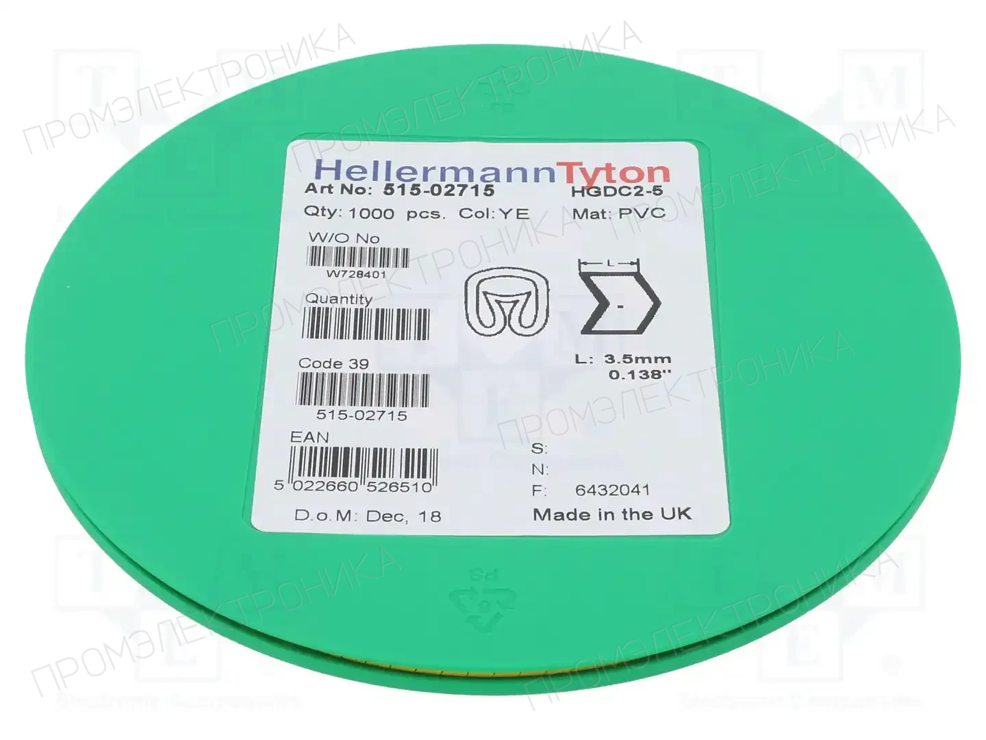 HELLERMANNTYTON 515-02715 — Маркеры проводов