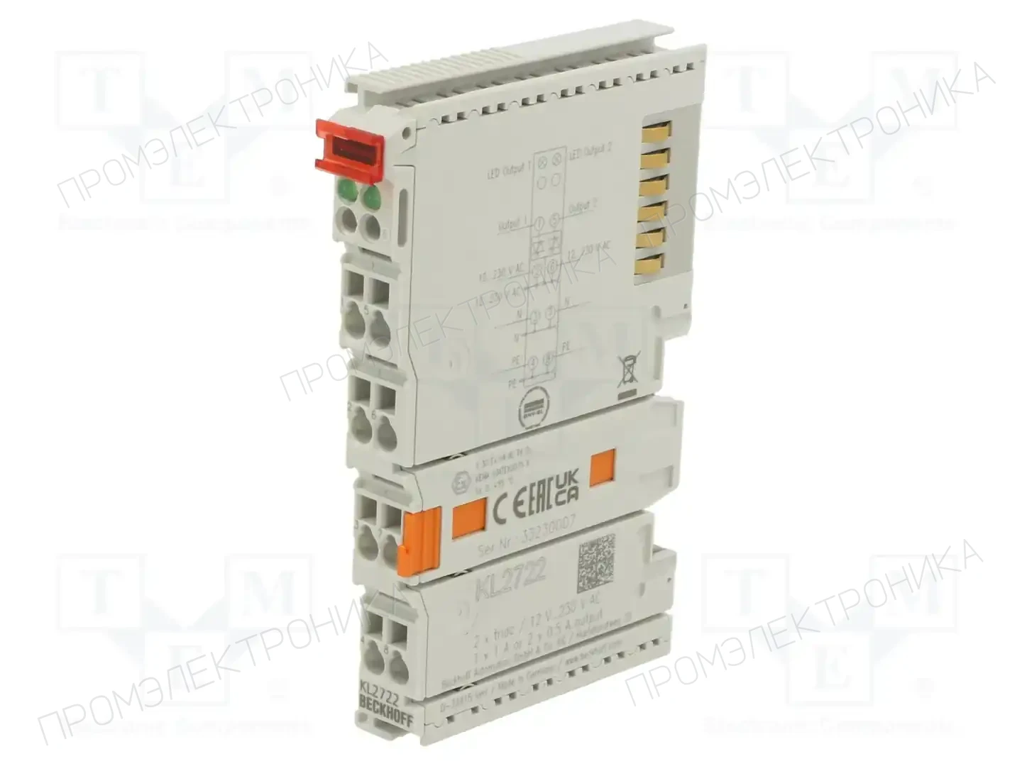 Beckhoff Automation KL2722 — Системы и модули ввода/вывода (I/O)