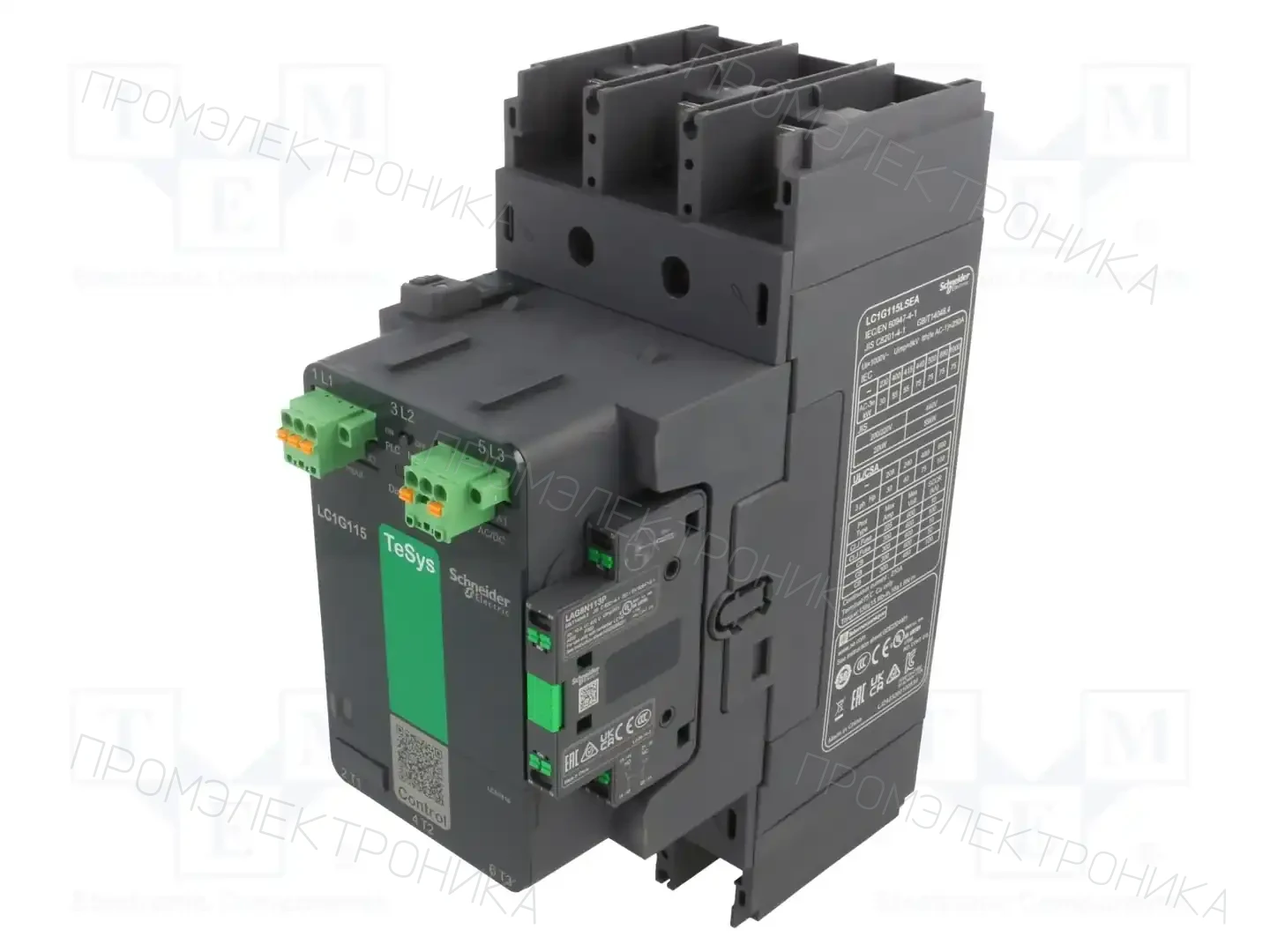 SCHNEIDER ELECTRIC LC1G115LSEA — Контакторы - главные модули
