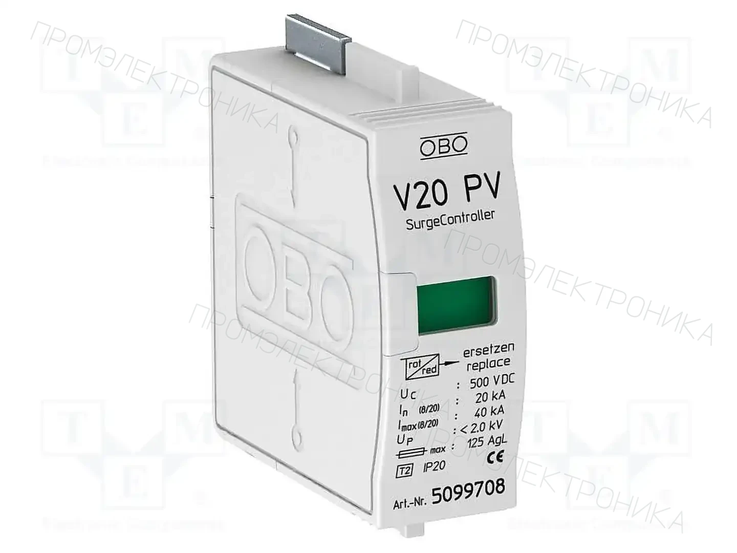 OBO BETTERMANN V20-C 0-500PV — Ограничители перенапряжения