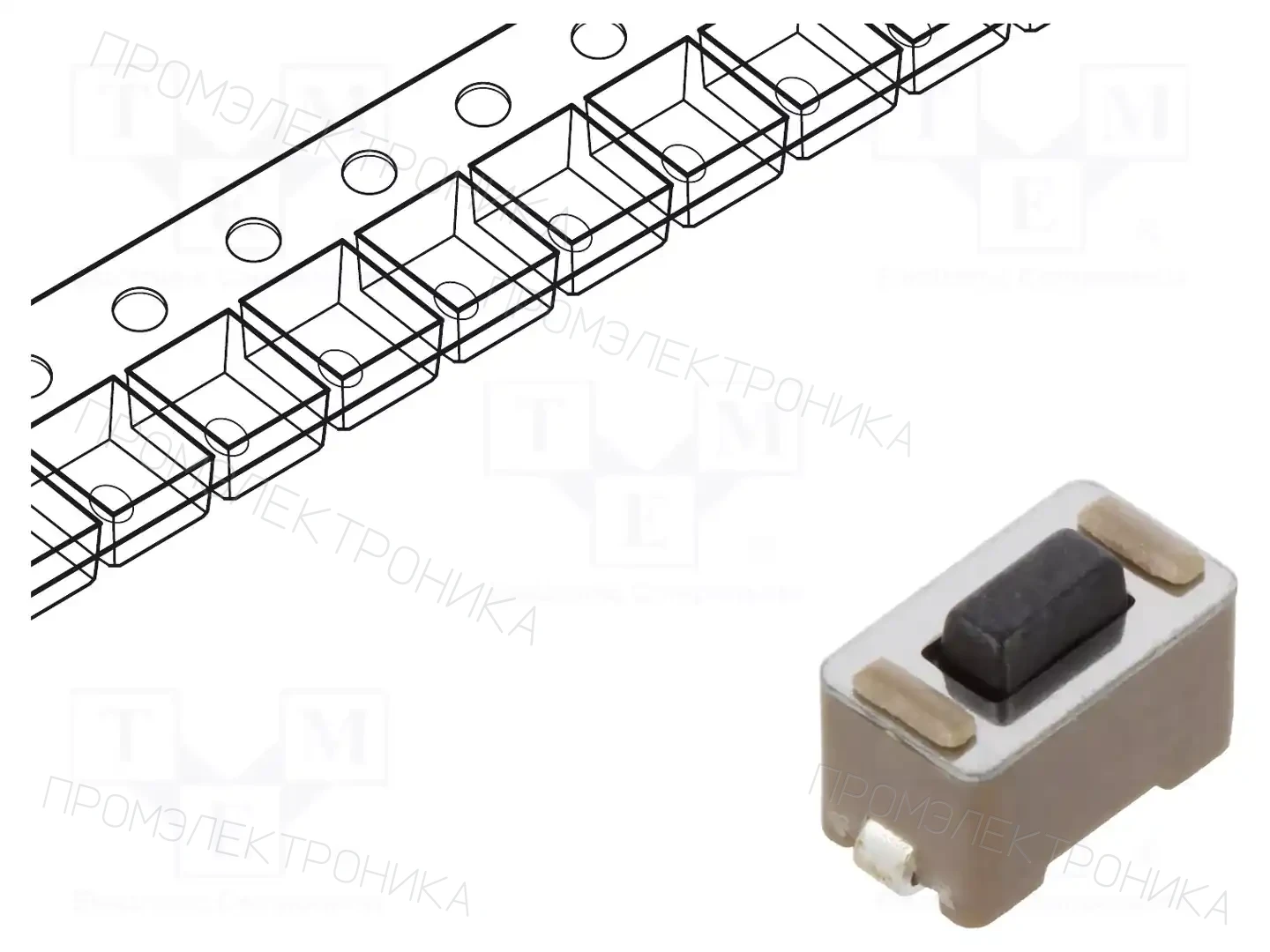 TE Connectivity 147873-2 — Микропереключатели TACT