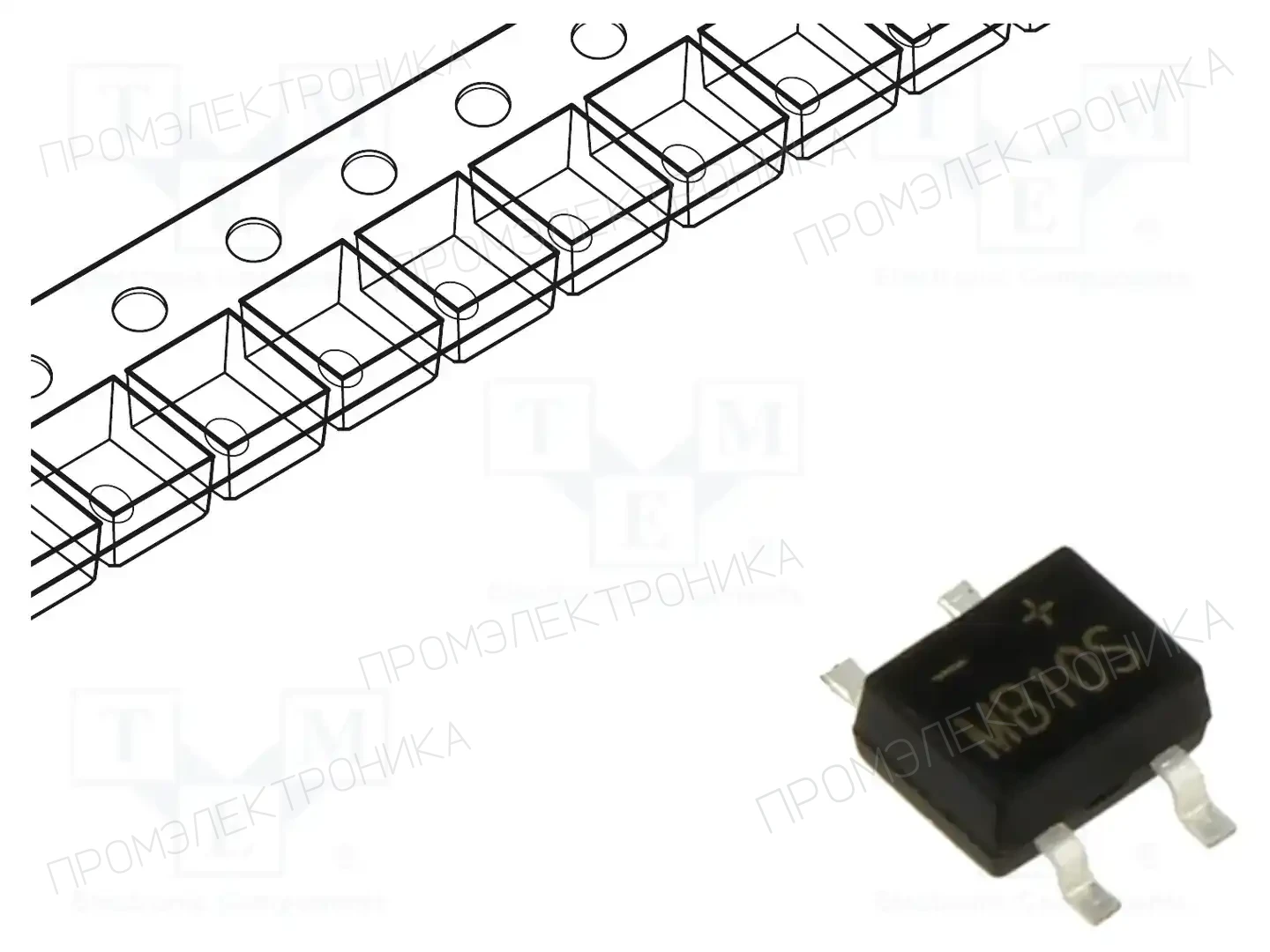 AKYGA SEMI AKS0010 — Однофазные мосты диодные SMD/THT
