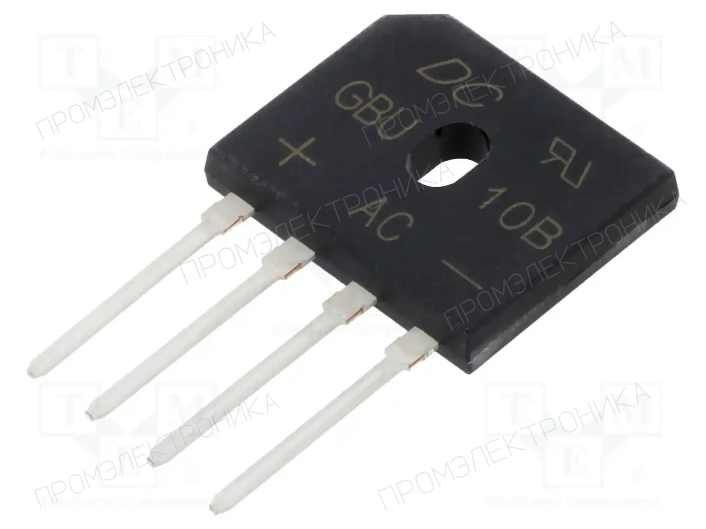 DC COMPONENTS GBU10B — Однофазные мосты диодные плоские