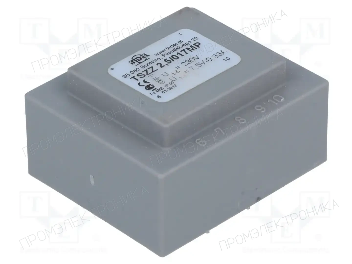 INDEL TSZZ2.5/017M — Трансформаторы PCB