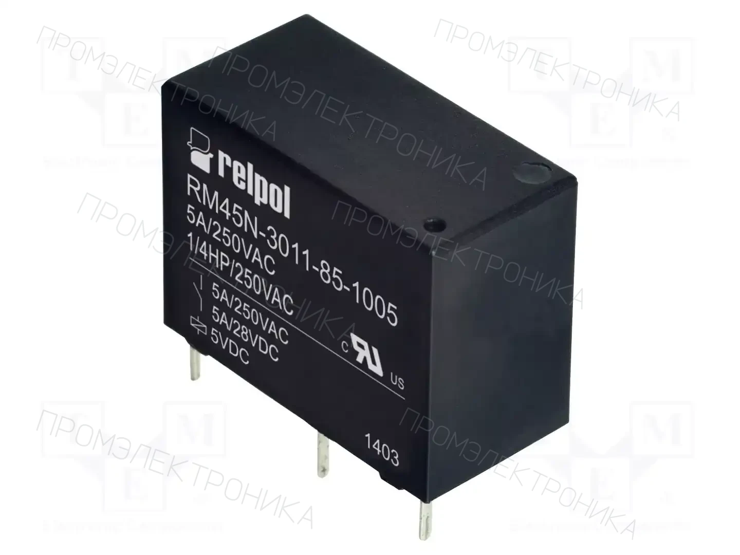 RELPOL RM45N-3011-85-1005 — Реле электромагн. миниатюрные