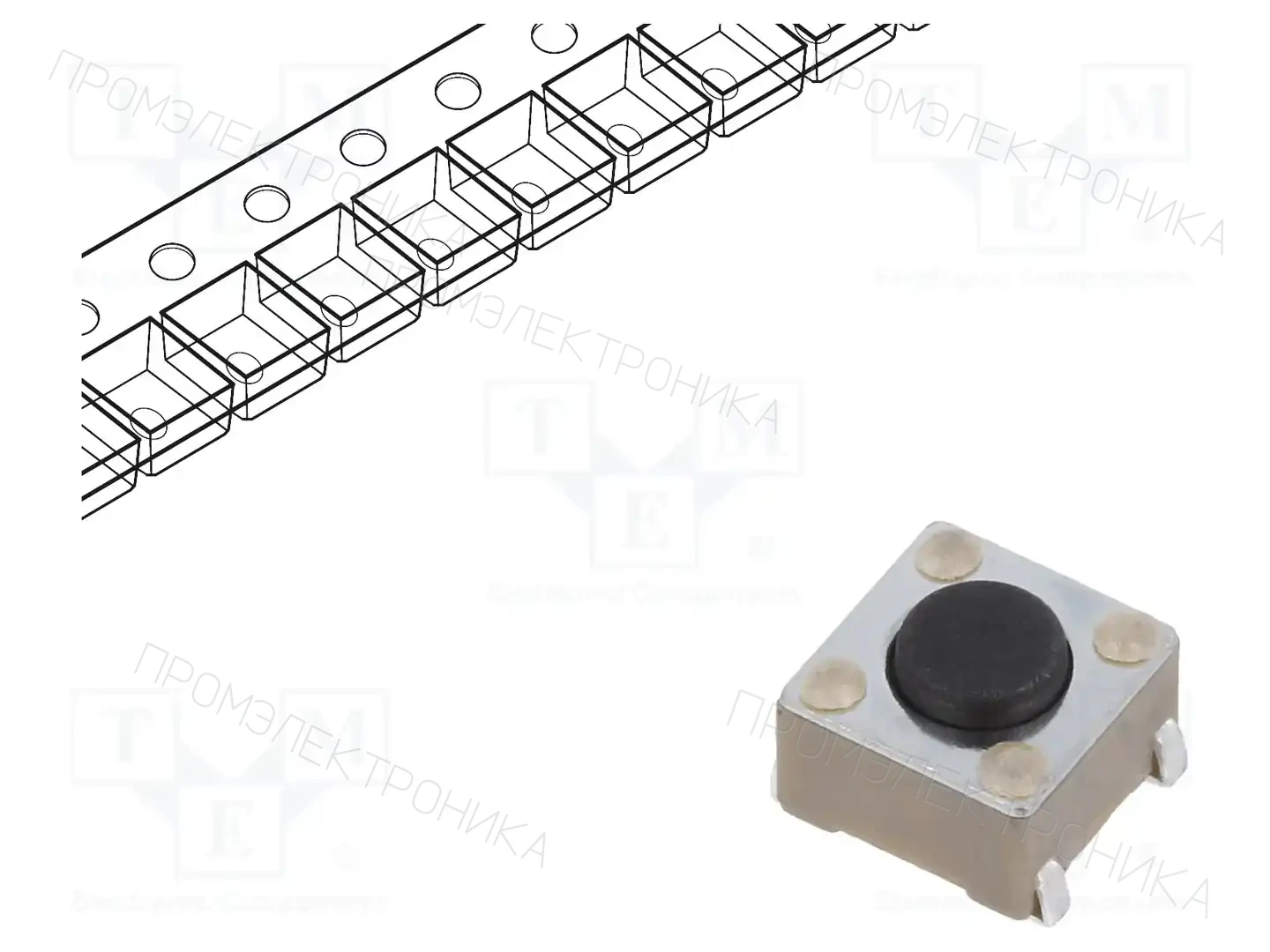 E-SWITCH TL3301NF160QJ — Микропереключатели TACT