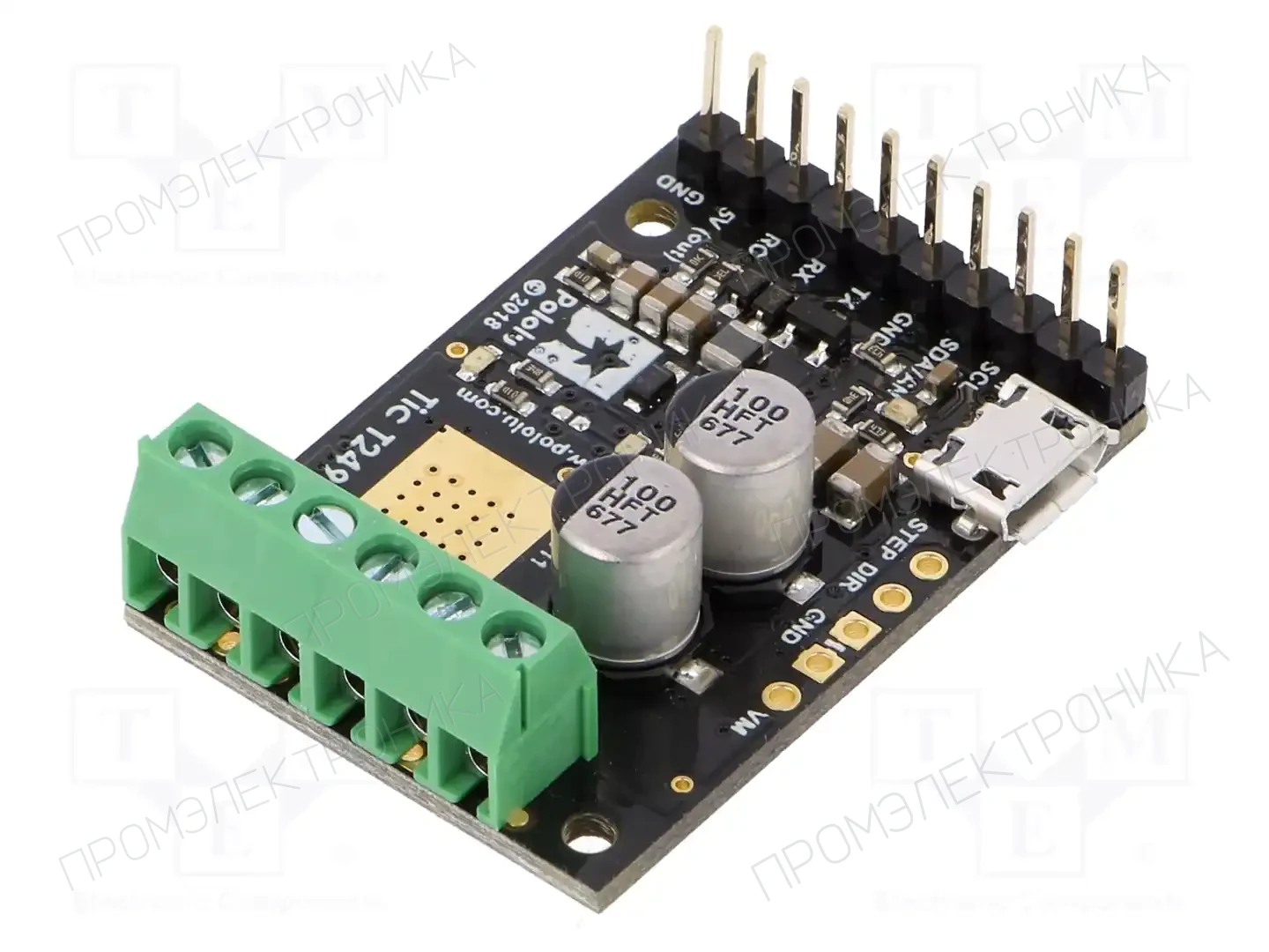 POLOLU TIC T249 USB MULTI-INTERFACE STEPPER CON — Модульные контроллеры двигателей