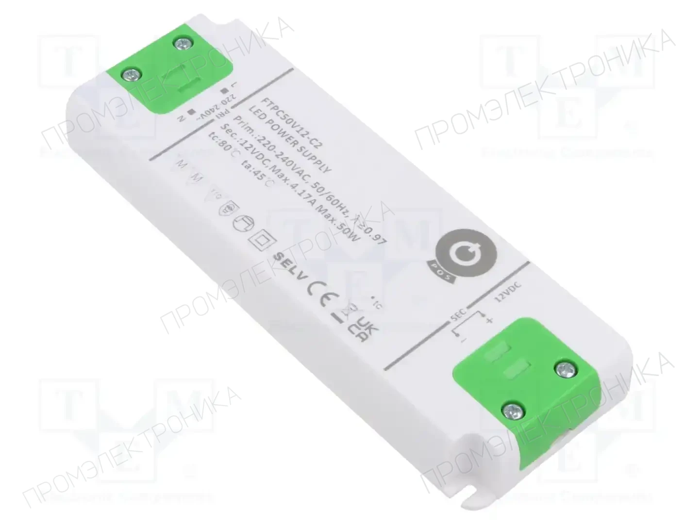 POS FTPC50V12-C2 — Блоки питания для LED