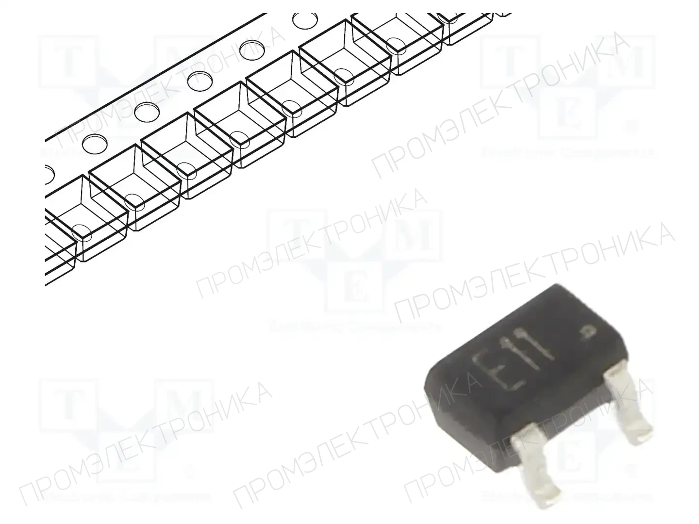 YANGJIE TECHNOLOGY DTA113ZUA — Транзисторы PNP SMD