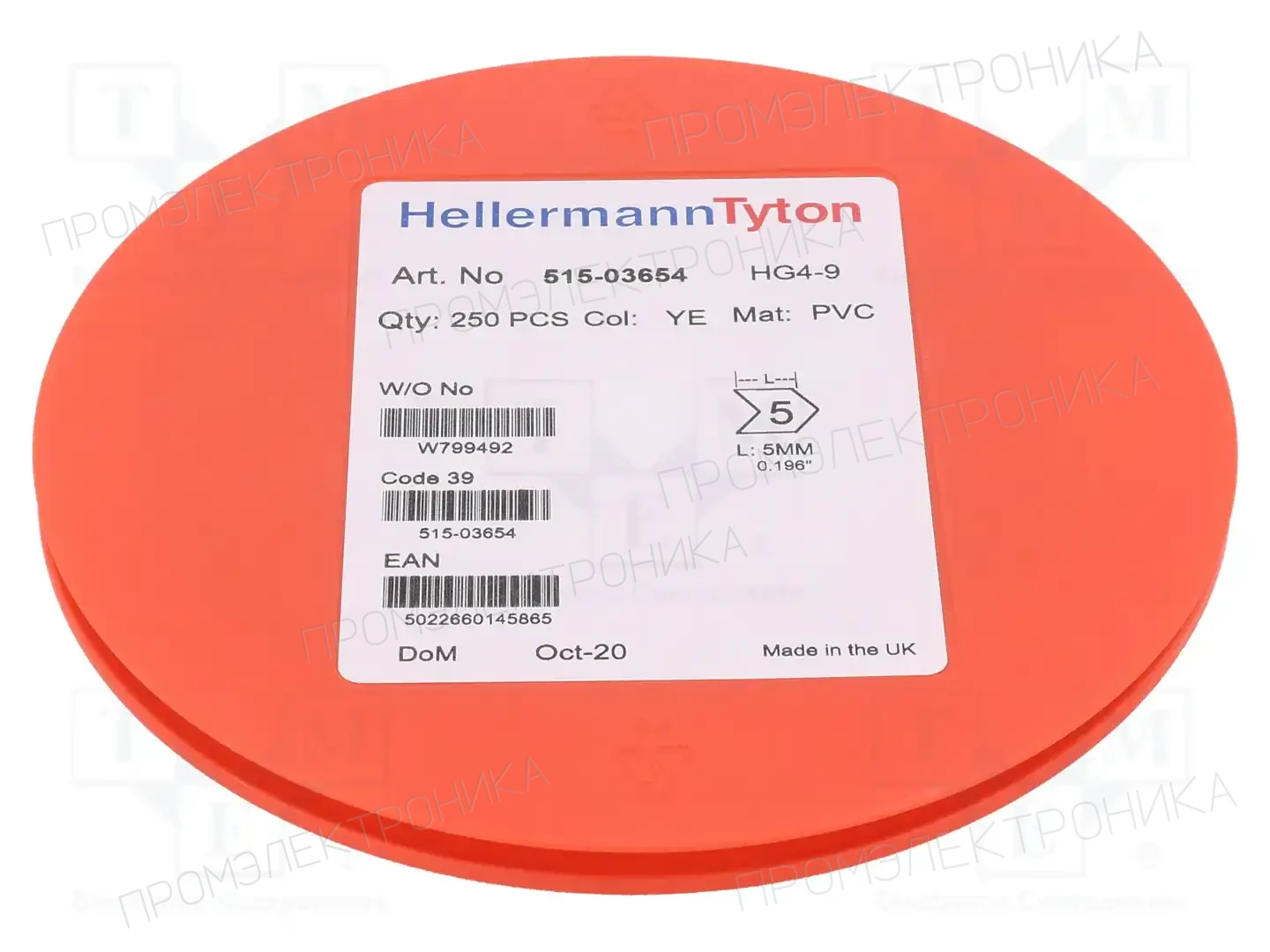 HELLERMANNTYTON 515-03654 — Маркеры проводов