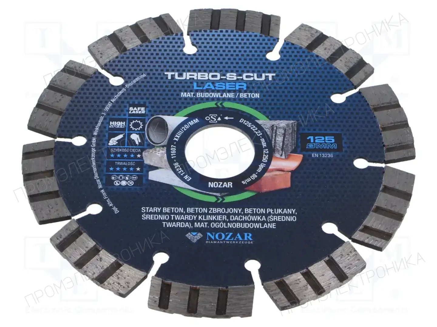 NOZAR DIAMANTWERKZEUGE PL6700051 — Диски для резки и шлифовки