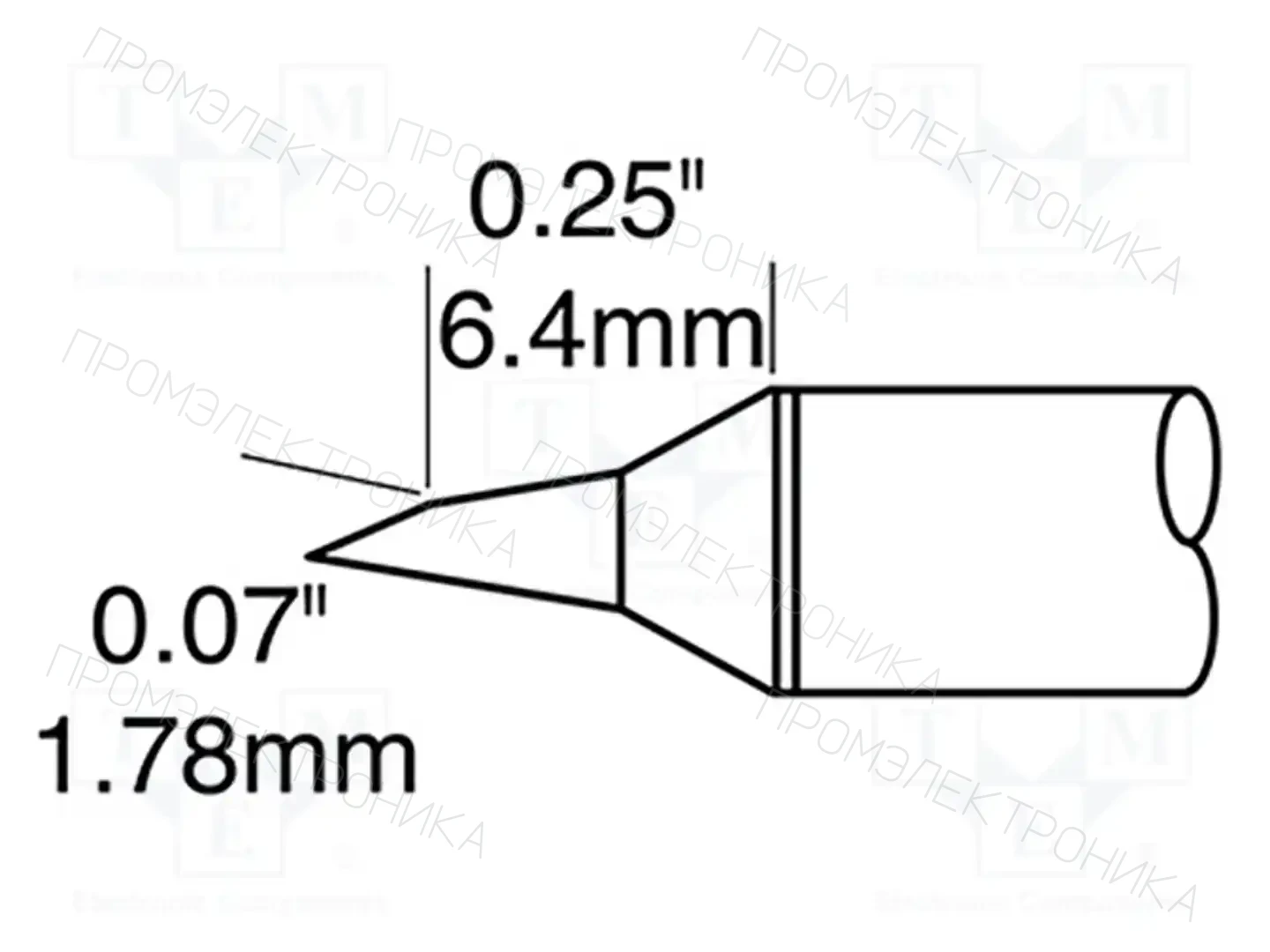 METCAL CVC-9BV6018P — Жала паяльников