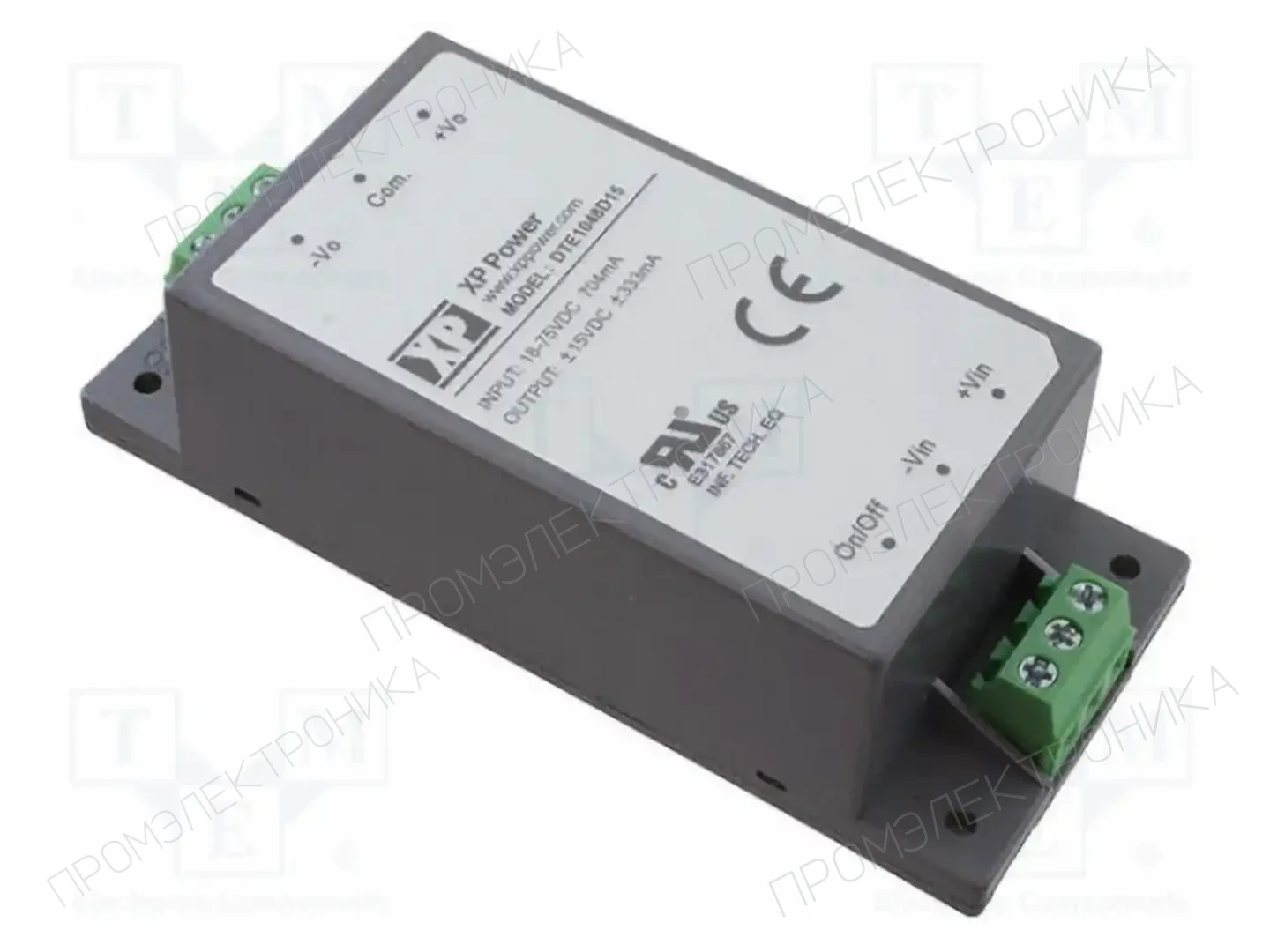 XP POWER DTE1048D15 — Преобразователи DC/DC