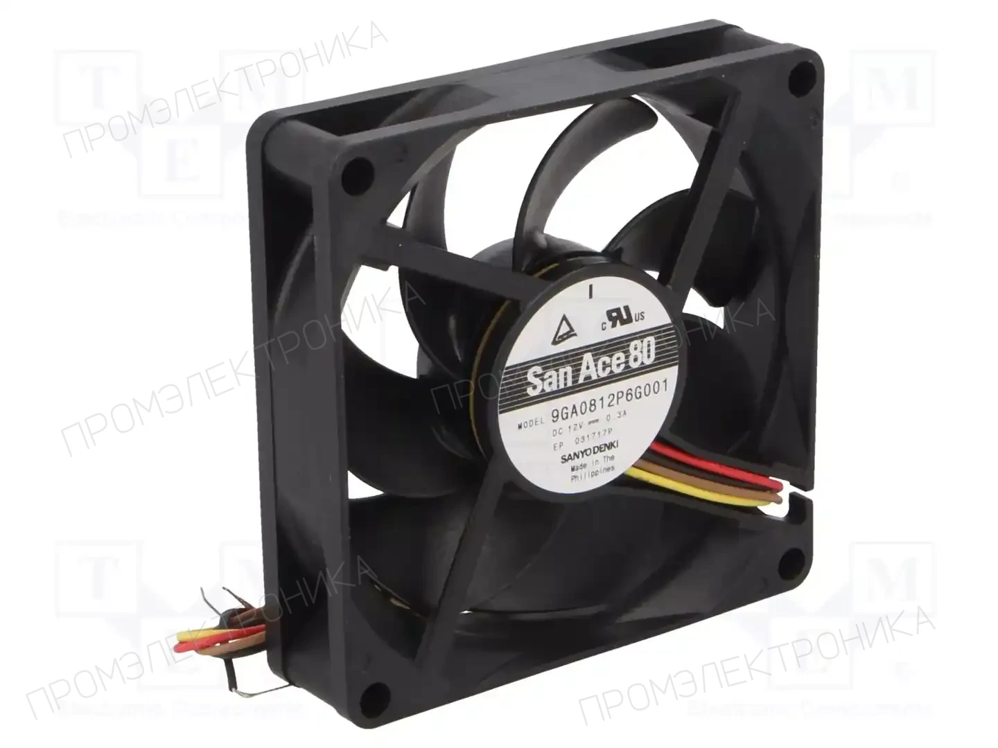 SANYO DENKI 9GA0812P6G001 — Вентиляторы DC 12V