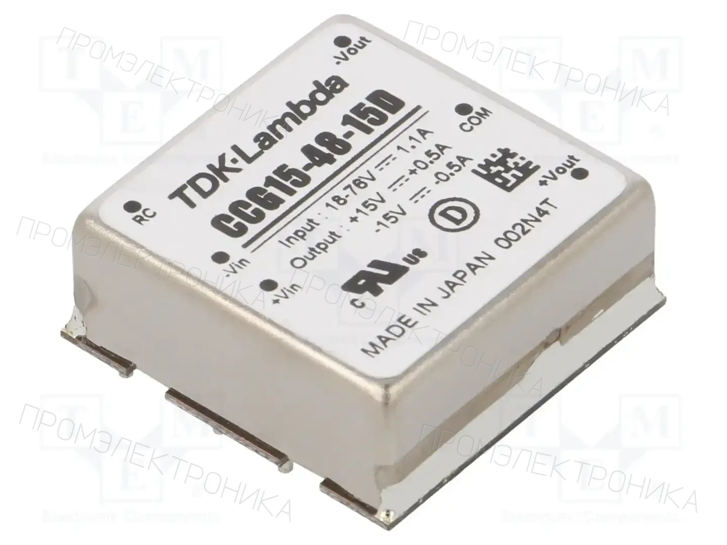 TDK-LAMBDA CCG15-48-15D — Преобразователи DC/DC