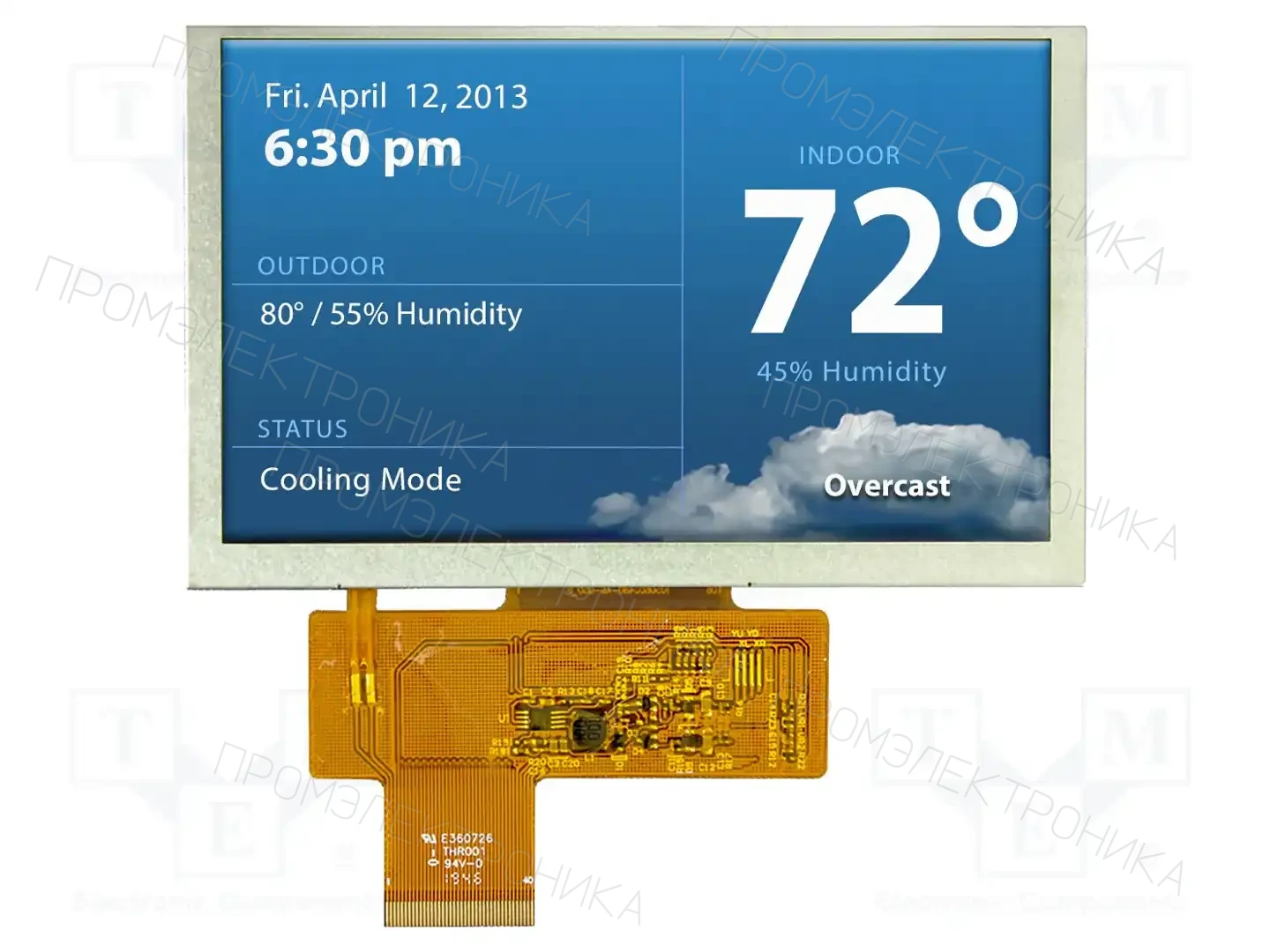 NEWHAVEN DISPLAY INTERNATIONAL NHD-5.0-800480TF-ATXL# — Дисплеи TFT