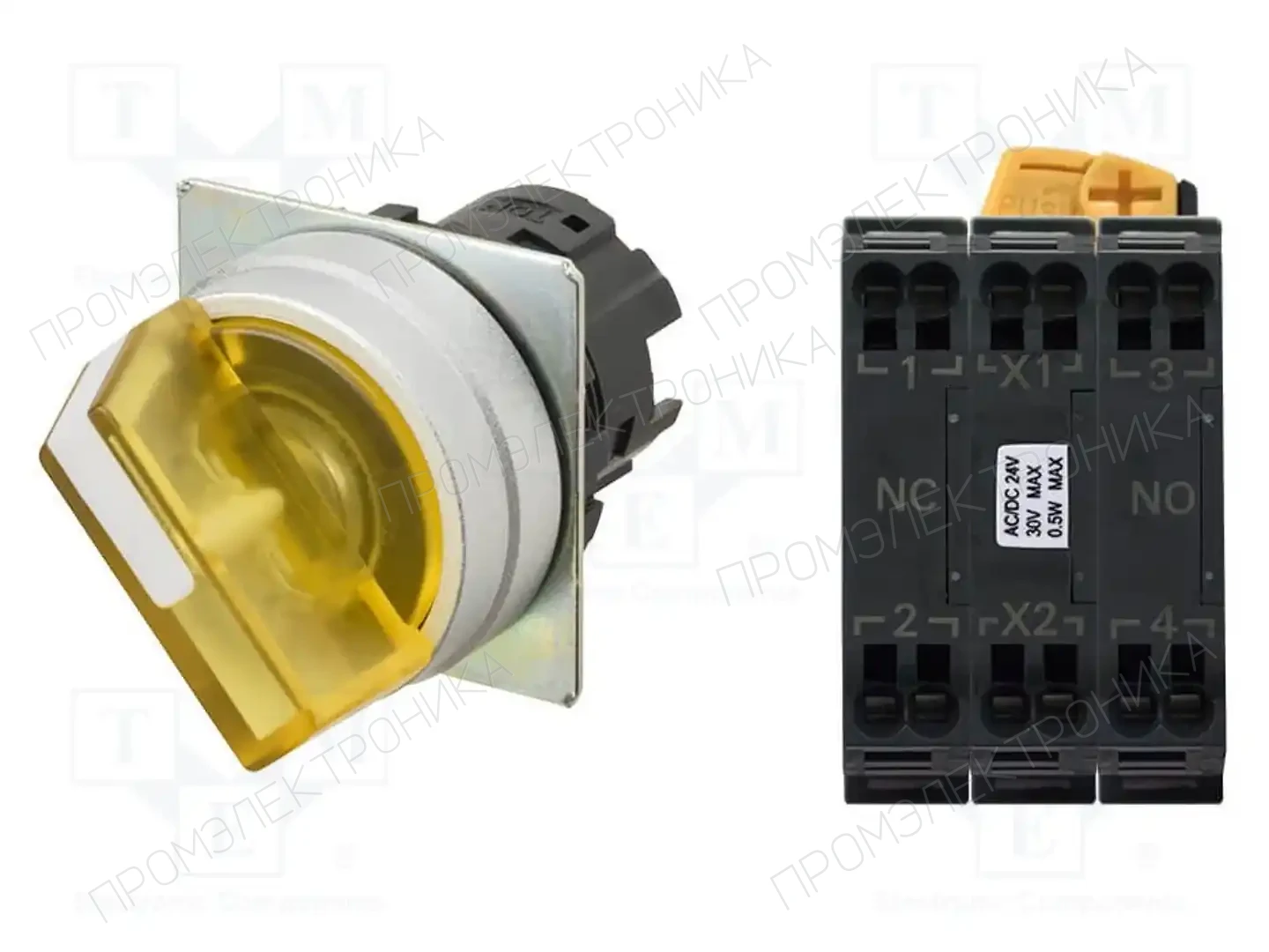 OMRON A22NW-2MM-TYA-P102-YC — Переключатели панельные стандартные 22мм