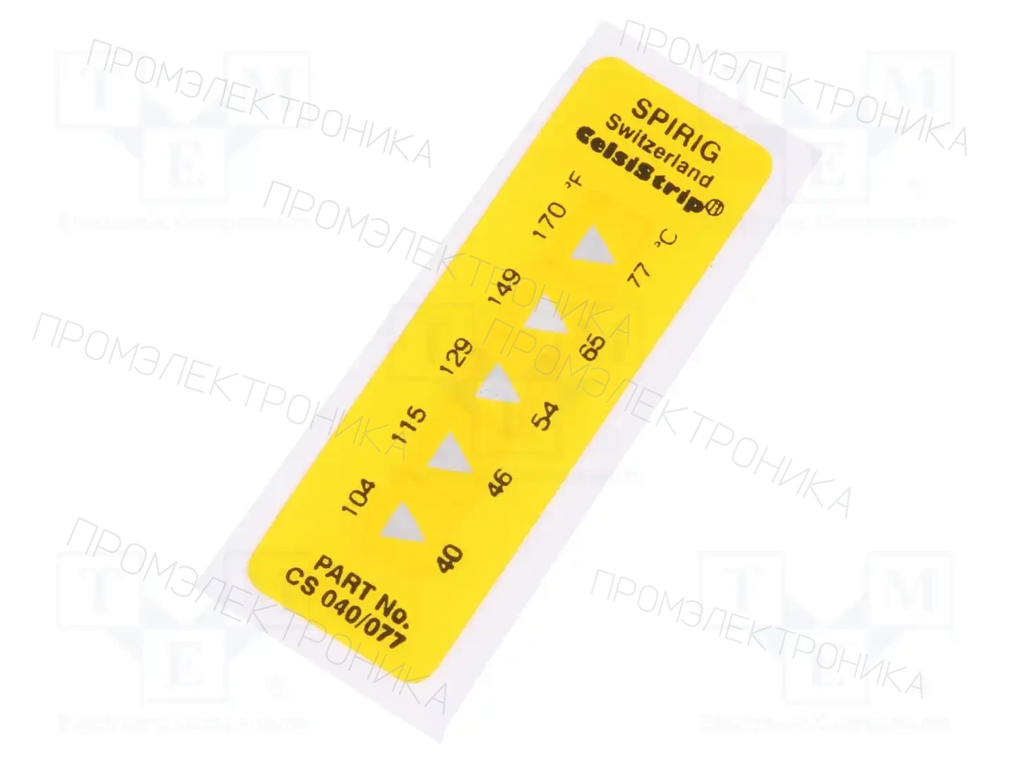 SPIRIG CS-040/077 — Термоиндикаторные этикетки