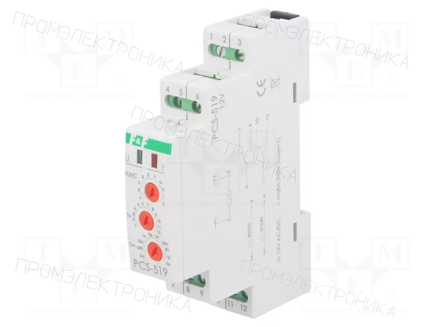 F&F PCS-519-12V — Временные аналоговые реле