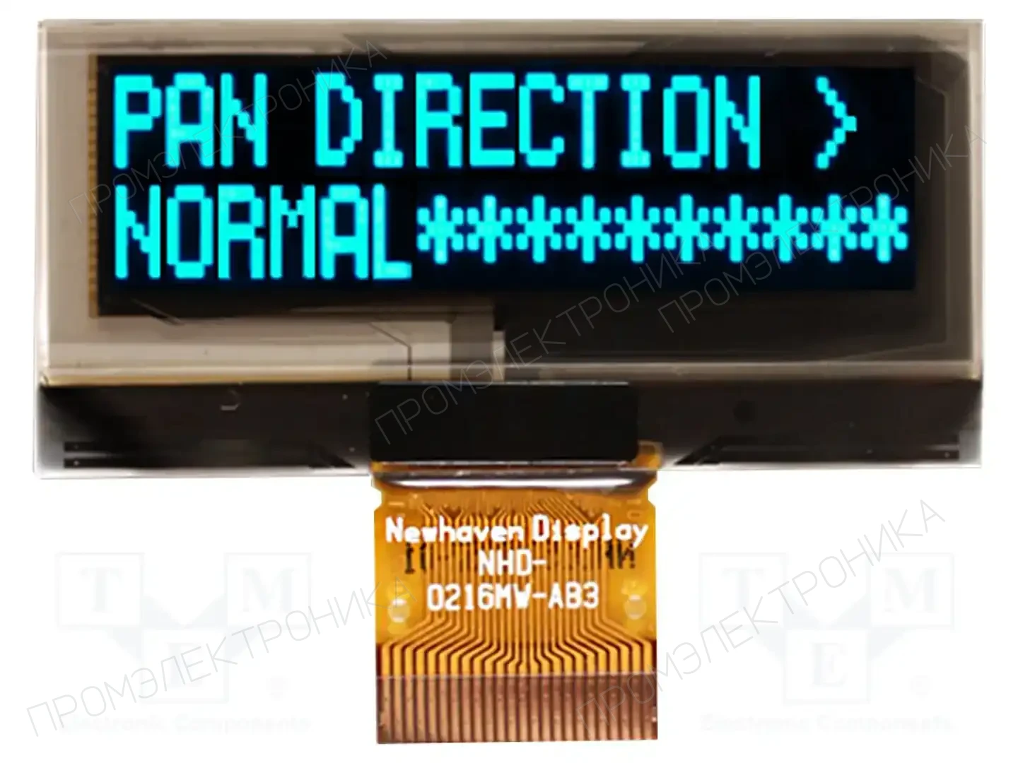NEWHAVEN DISPLAY INTERNATIONAL NHD-0216MW-AB3 — Дисплеи OLED буквенно-цифровые