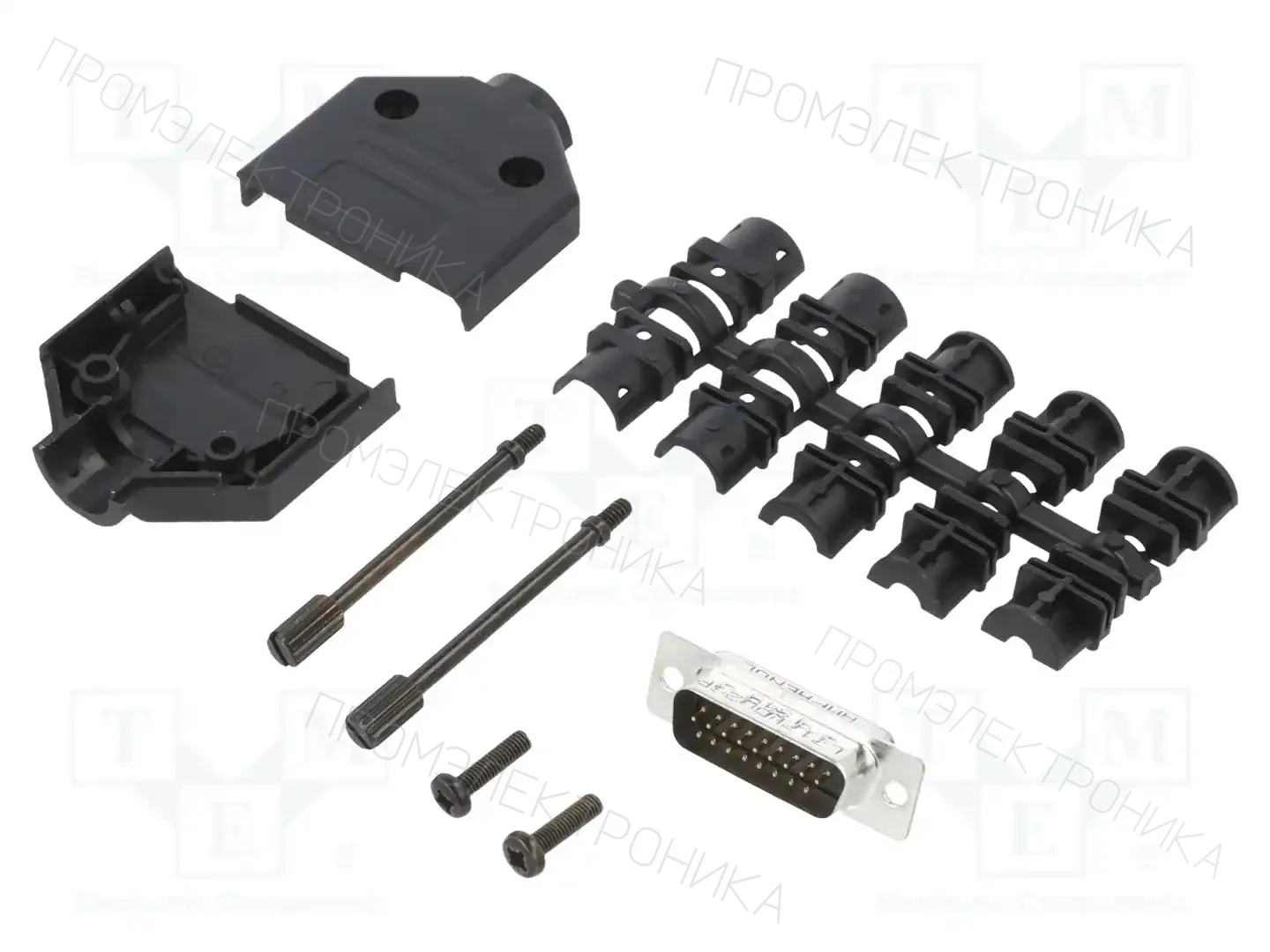 AMPHENOL COMMUNICATIONS SOLUTIONS L17DTPK-P-15+L717HDA26P — Комплектные штекеры D-Sub