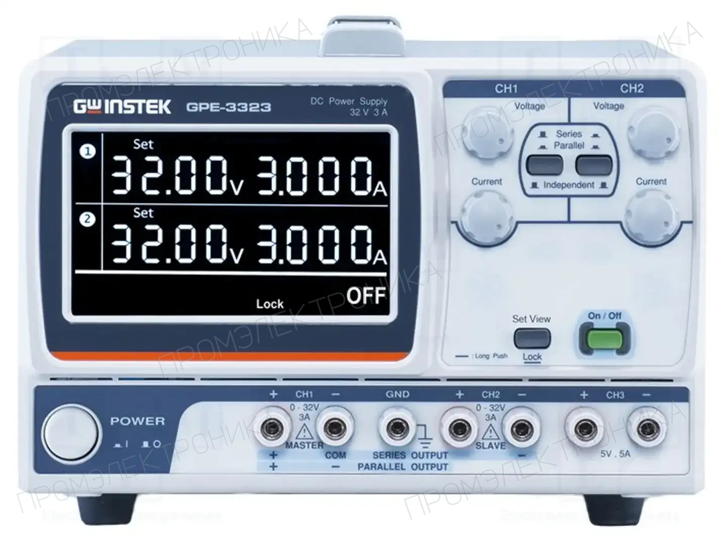 GW INSTEK GPE-3323 — Блоки питания многоканальные