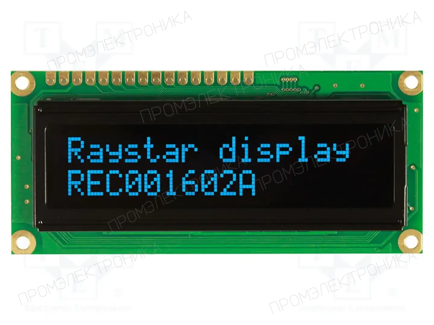 RAYSTAR OPTRONICS REC001602ABPP5N00100 — Дисплеи OLED буквенно-цифровые