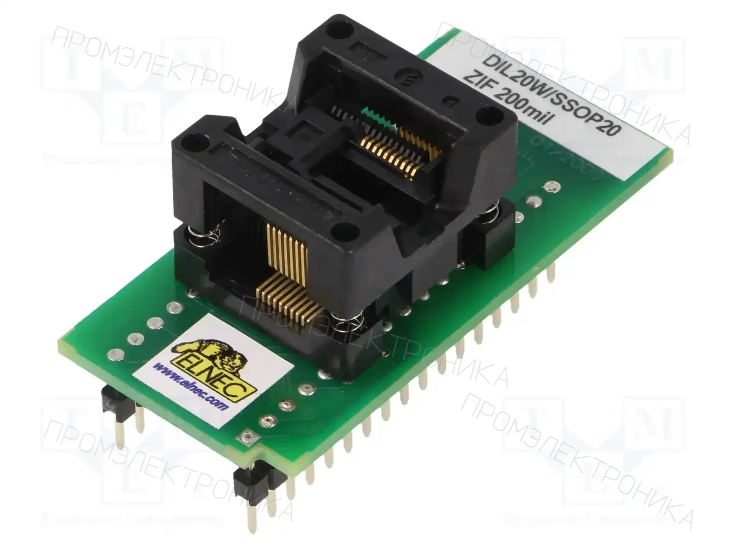 ELNEC DIL20W/SSOP20 ZIF 200MIL — Аксессуары для программаторов
