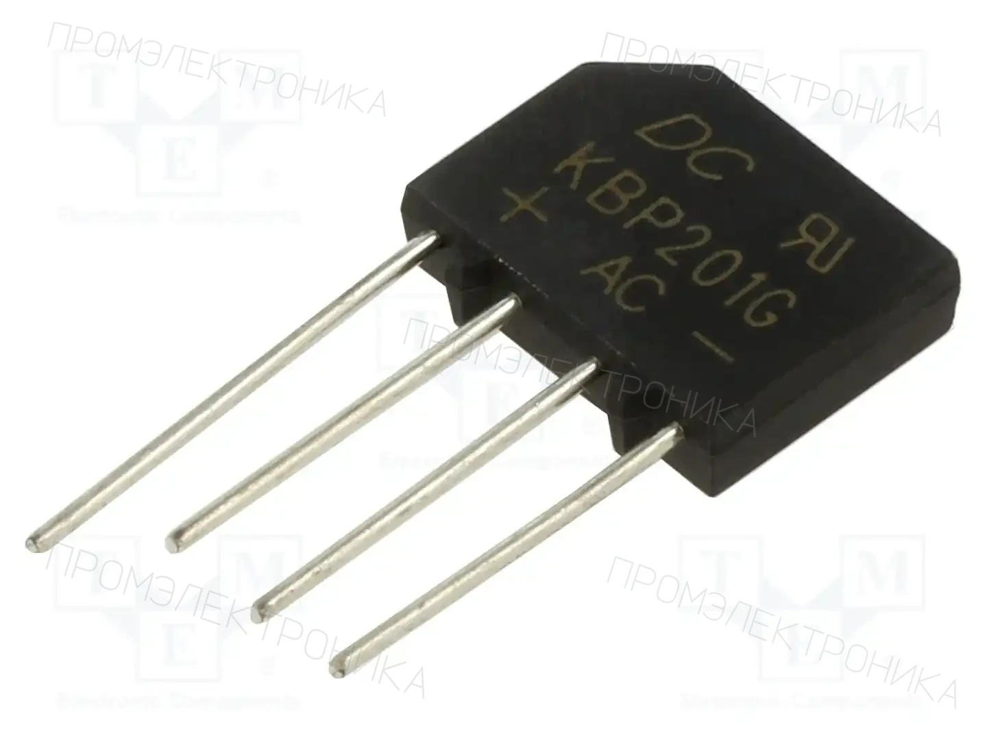DC COMPONENTS KBP201G — Однофазные мосты диодные плоские