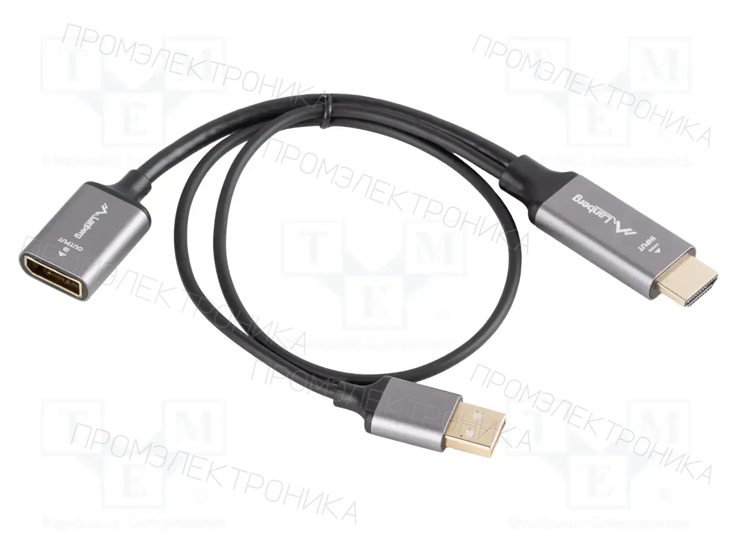 LANBERG AD-HD-DP-02 — Кабели и адаптеры HDMI, DVI, DisplayPort