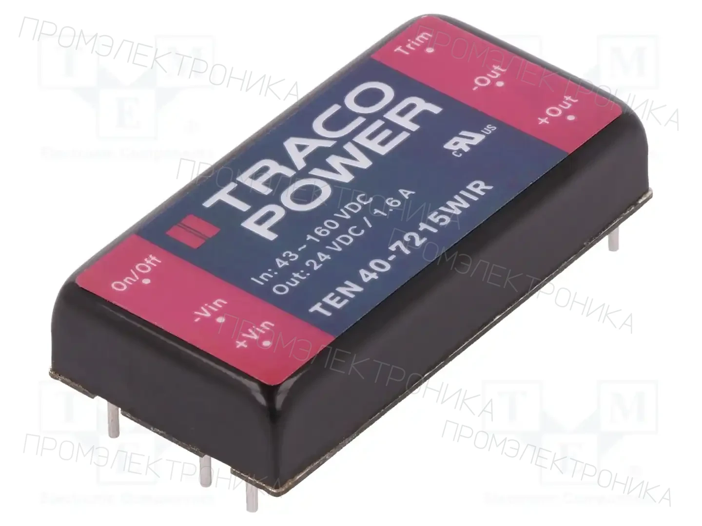TRACO POWER TEN 40-7215WIR — Преобразователи DC/DC