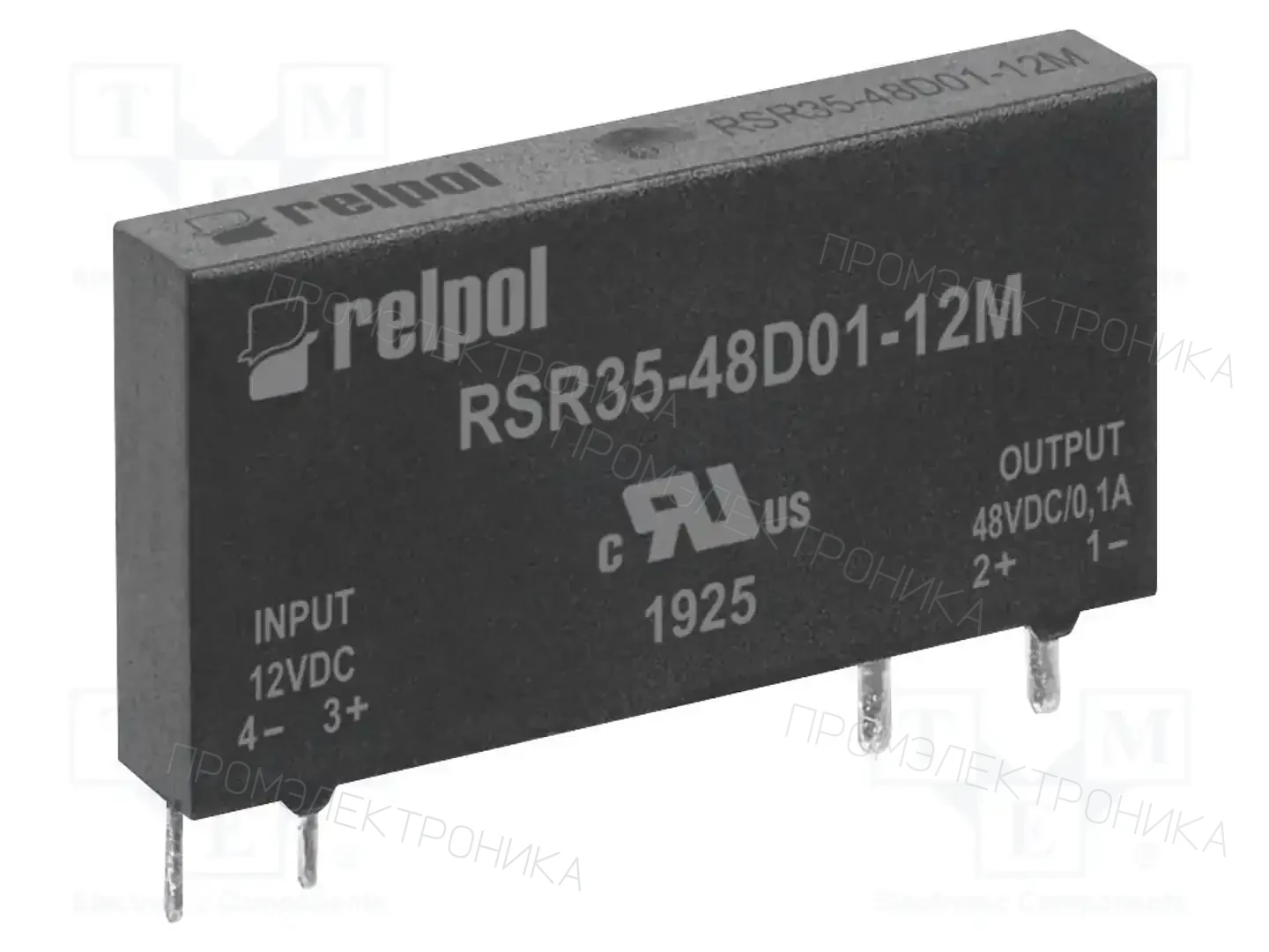RELPOL RSR35-48D01-12M — Реле SSR однофазные