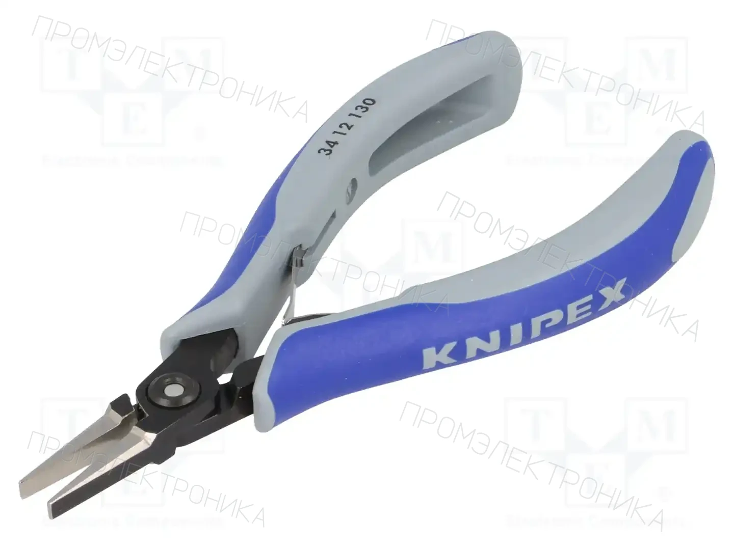 KNIPEX 34 12 130 — Клещи-кусачки плоские и полукруглые