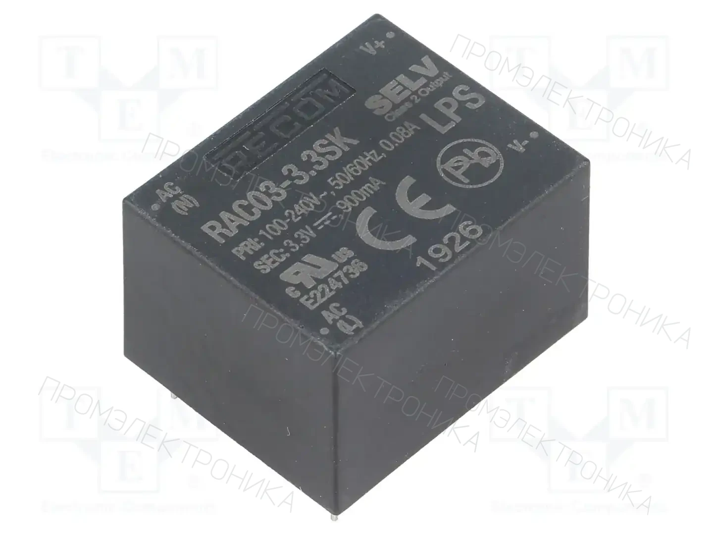 RECOM RAC03-3.3SK — Преобразователи AC/DC для PCB
