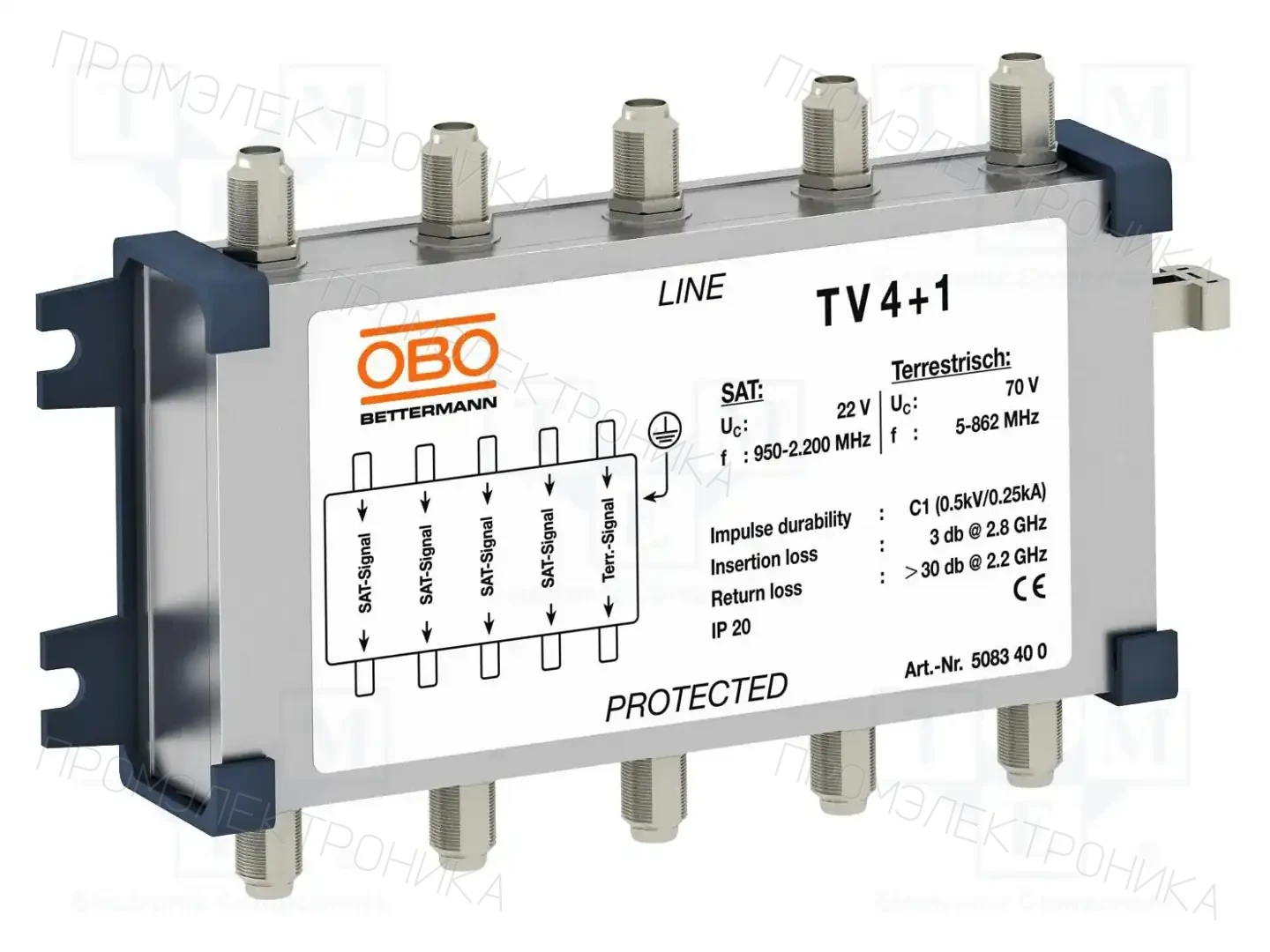 OBO BETTERMANN TV 4+1 — Ограничители перенапряжения