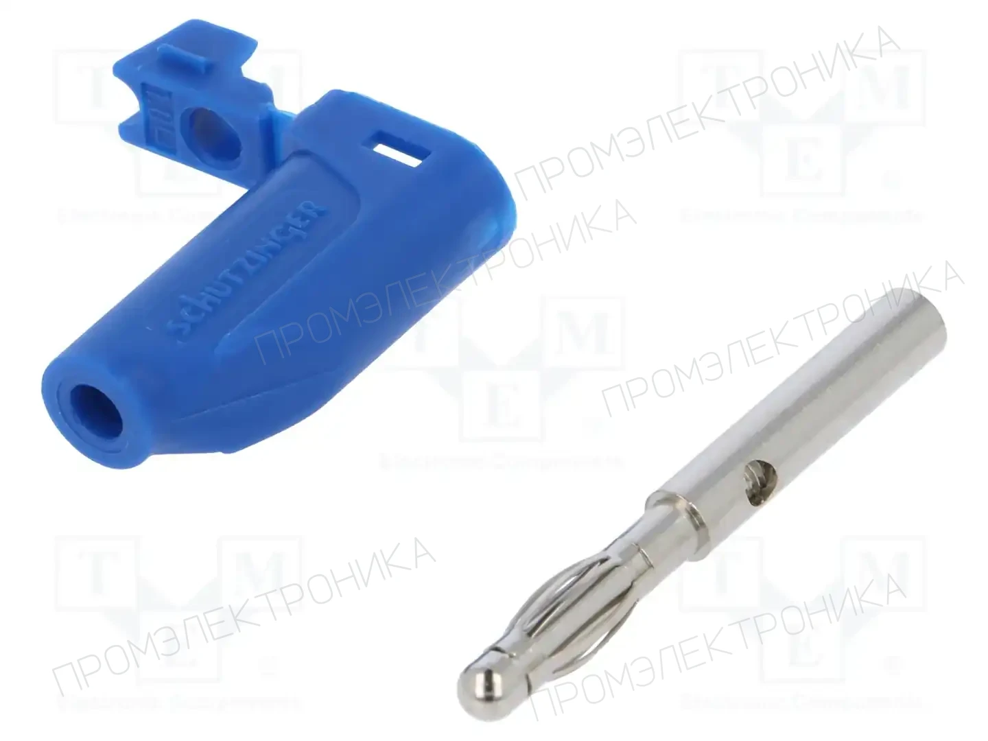 SCHÜTZINGER FK 15 S NI / BL — Вилки банановые 4мм
