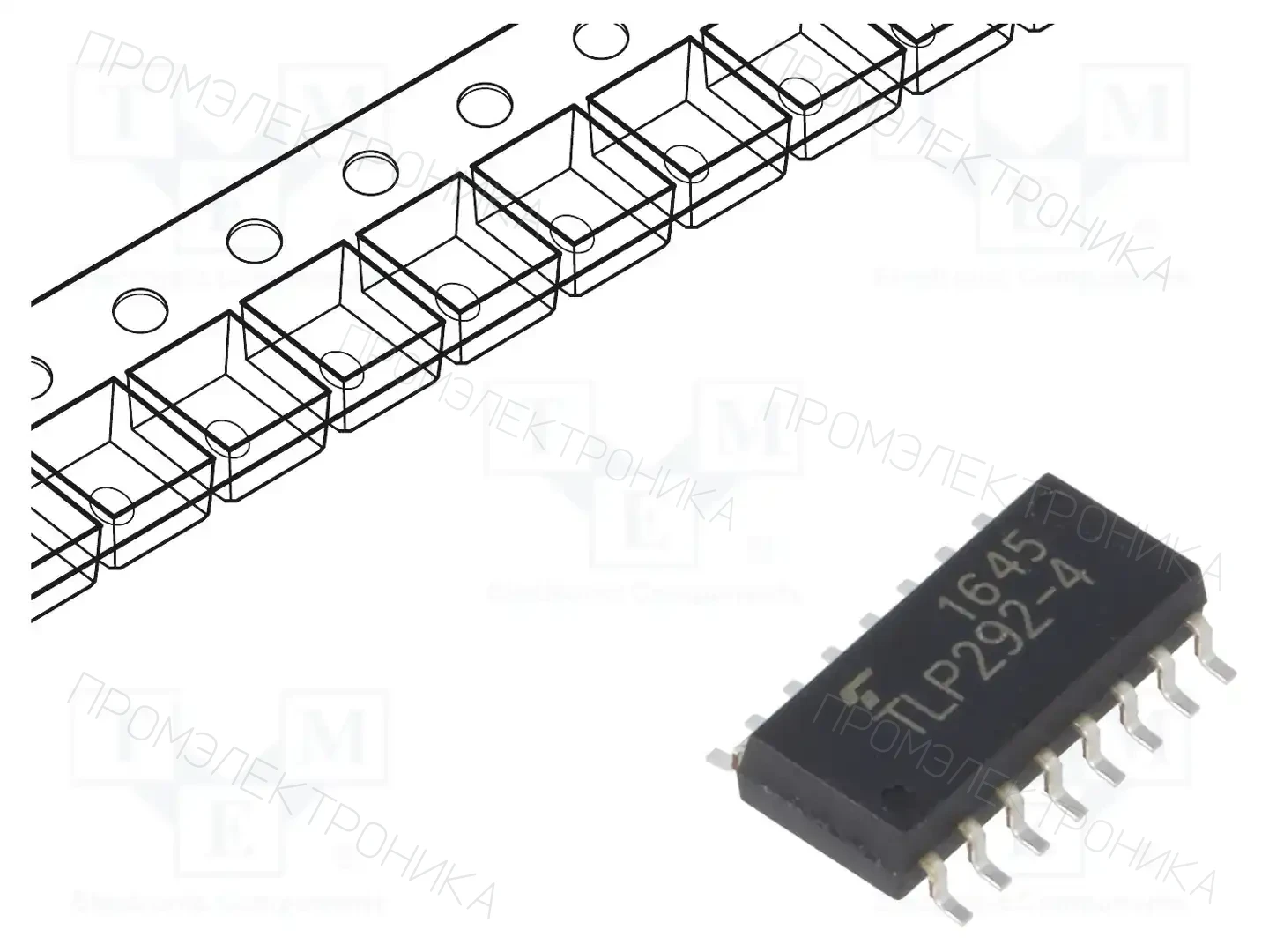 TOSHIBA TLP292-4(E(T — Оптроны – аналоговый выход