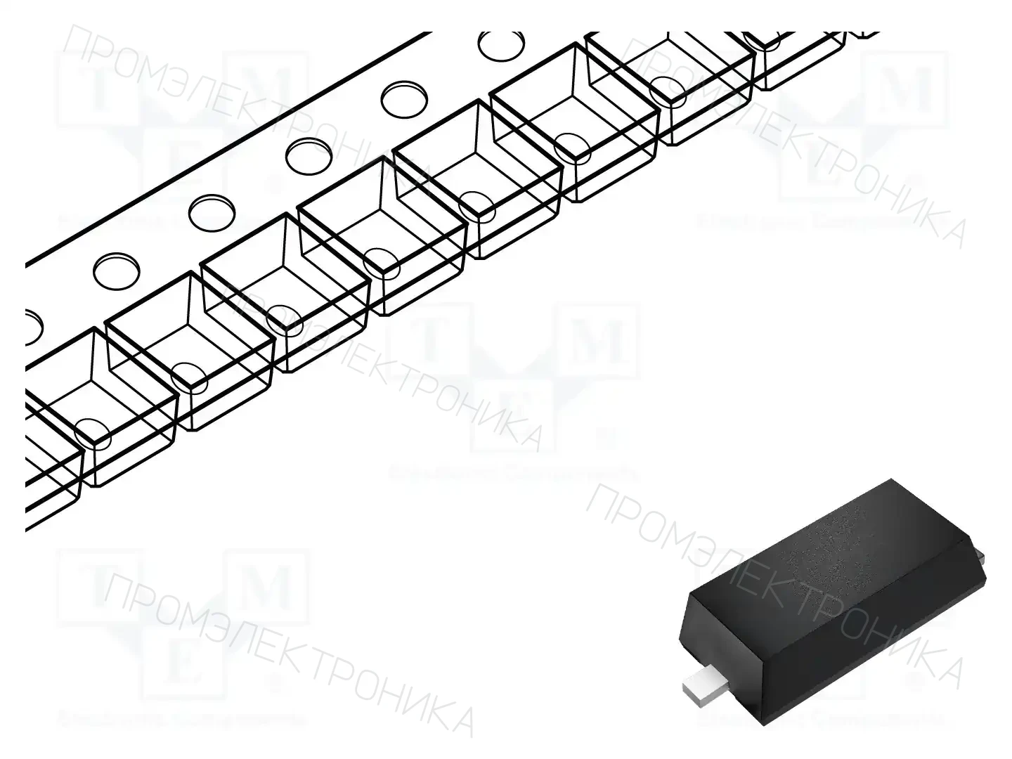 onsemi MM5Z5V6ST1G — Стабилитроны SMD