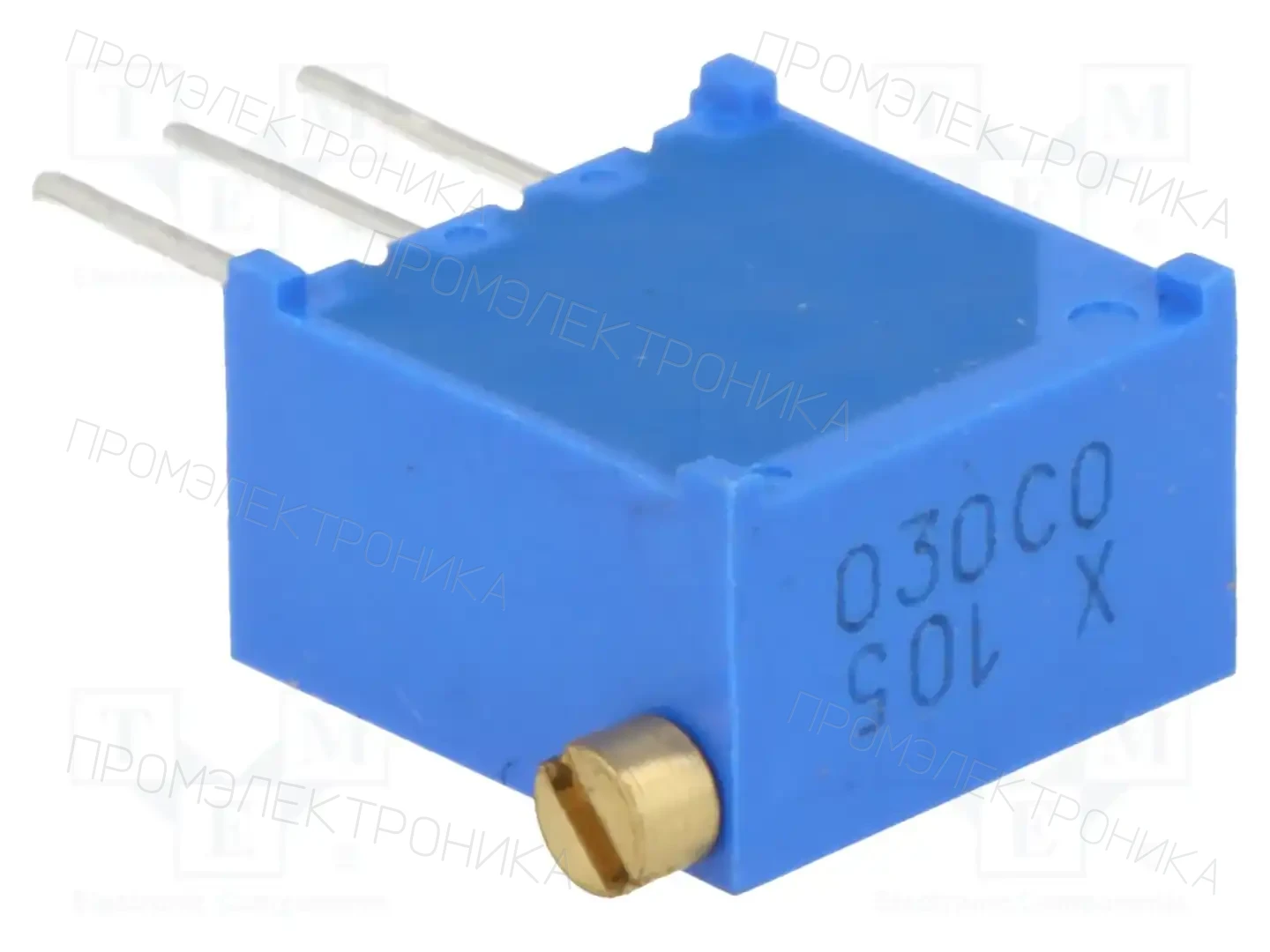 BOURNS 3299X-1-105LF — Потенциометры THT многооборотные 3/8 дм